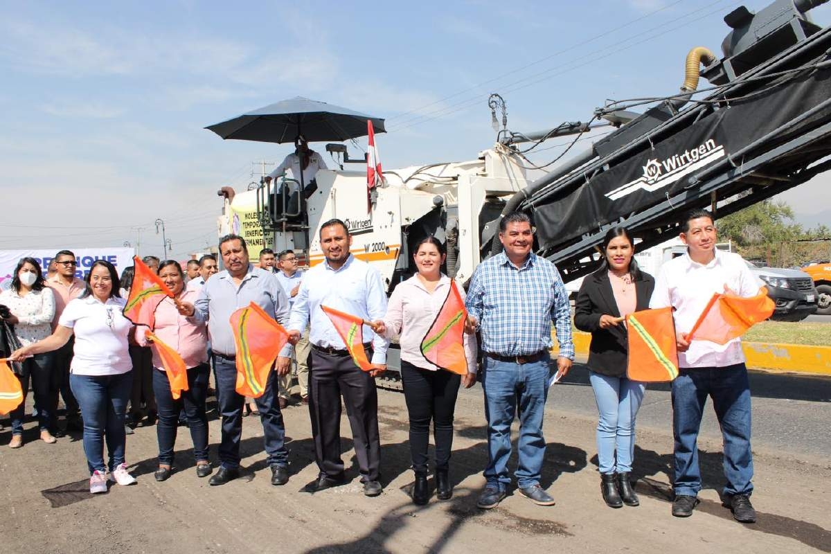 Inicia modernización del bulevar Las Palmas de Yecapixtla