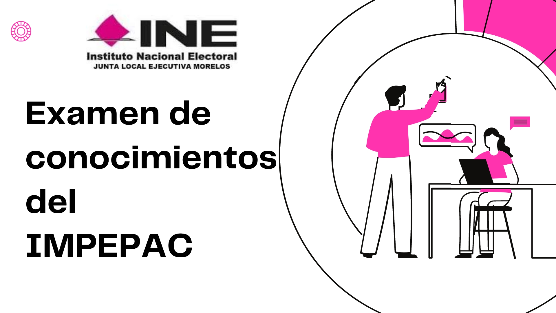 Etapa de examen de conocimientos en la convocatoria en Impepac
