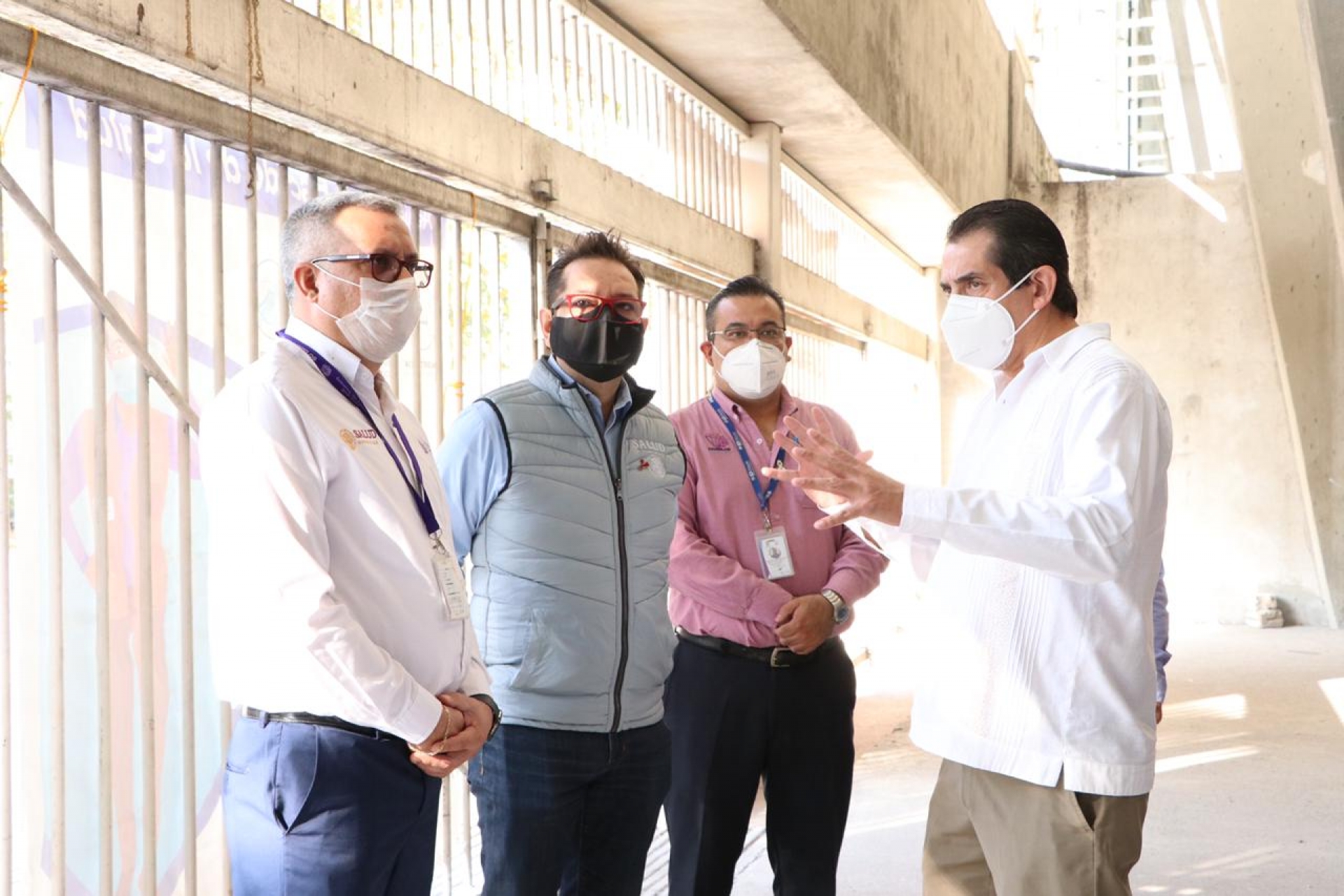 Autoridades federales visitan módulos de atención integral para detección de covid-19