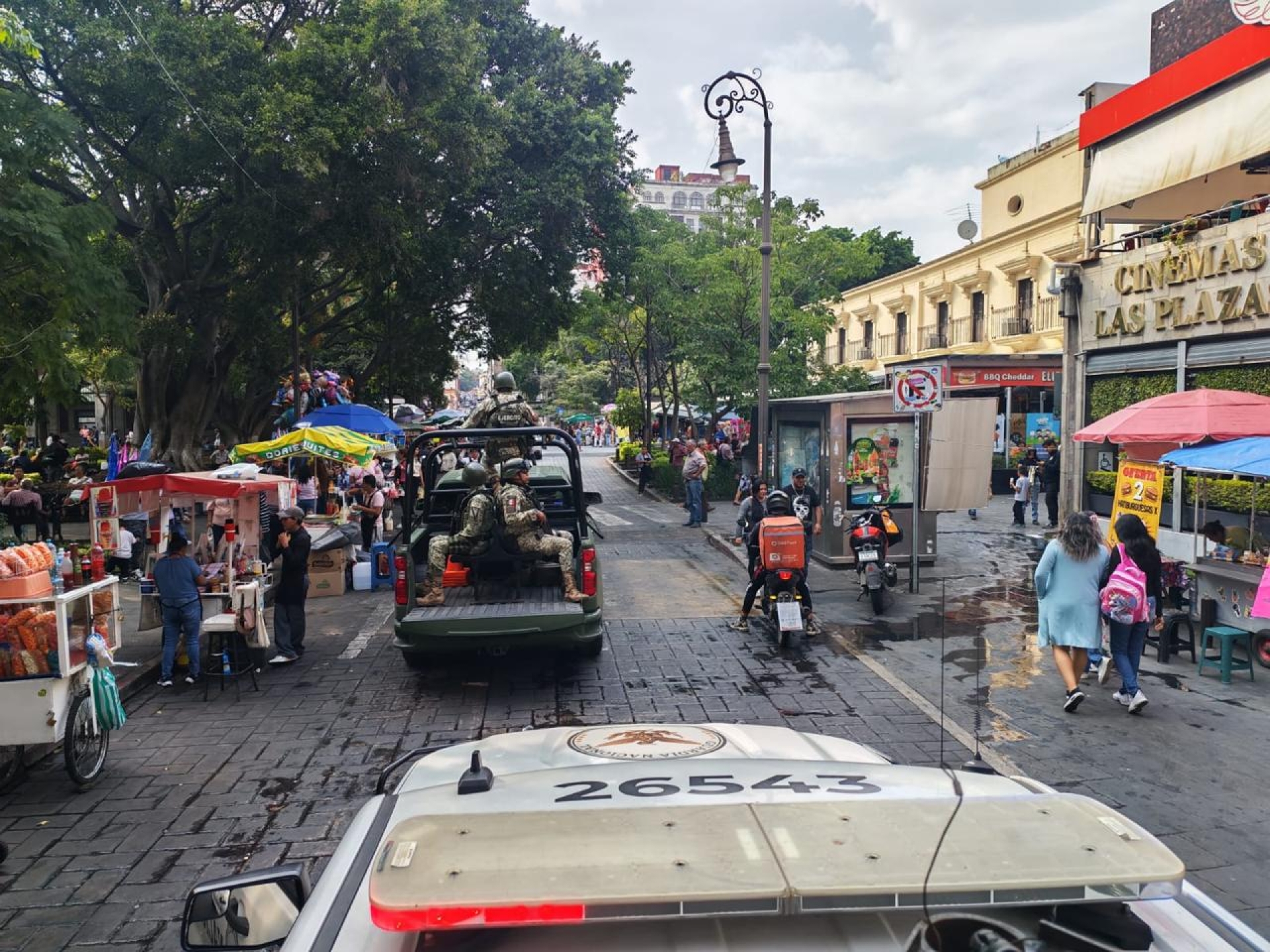 Elementos del Ejército Mexicano y GN llevan a cabo operativo 'Máxima Presencia' en Cuernavaca