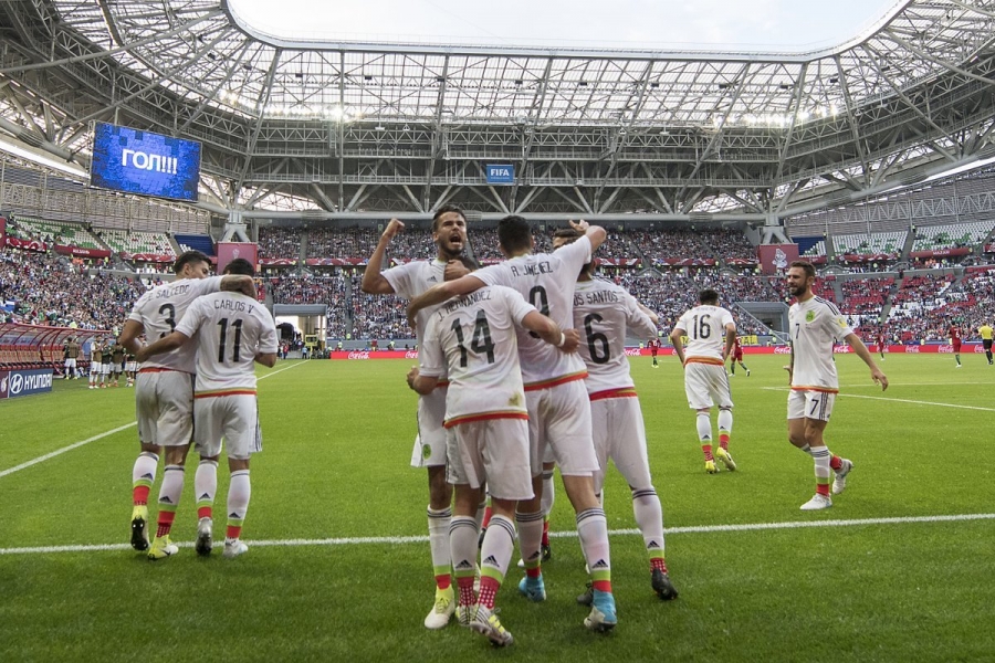 México rescata empate en Copa Confederaciones Rusia 2017
