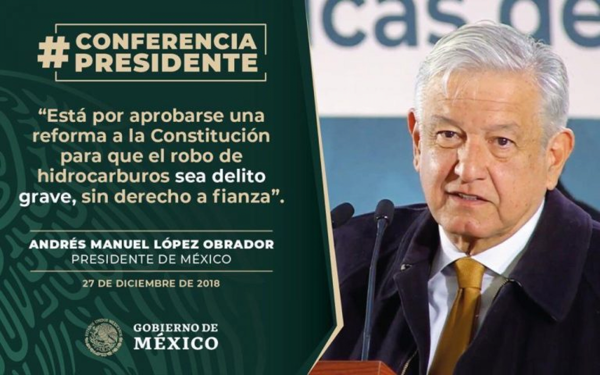 En 5 días del Gobierno de AMLO reduce el robo de combustible a PEMEX