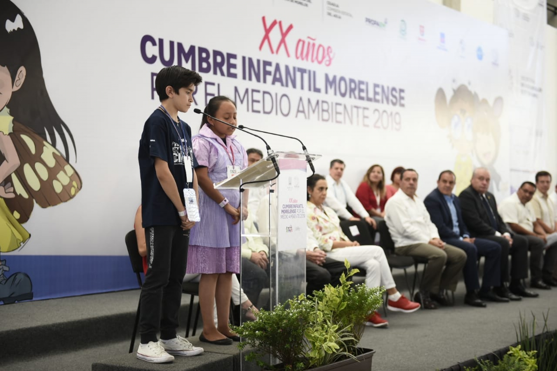 Preside gobernador Cumbre Infantil Morelense por el Medio Ambiente 2019