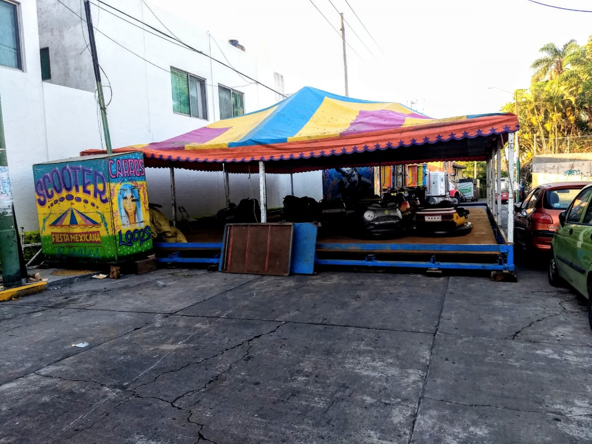Cierran avenida H. Preciado por feria de San Antón