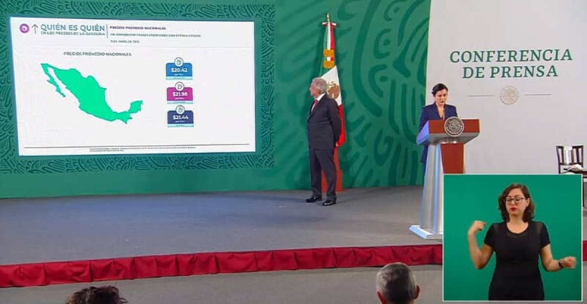 Estos son los precios promedio de las gasolinas en México