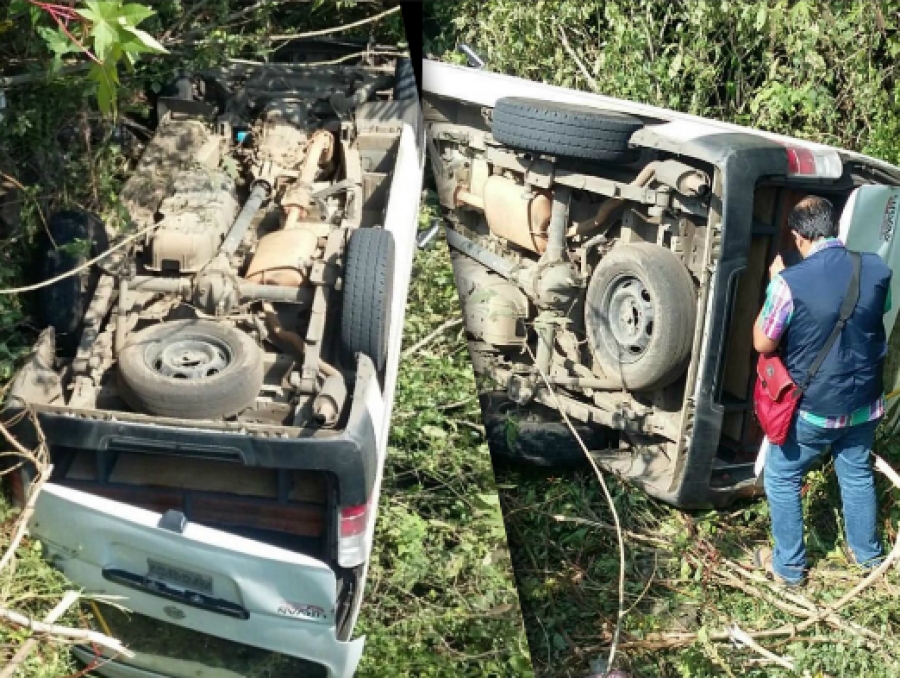 Vuelca una “ruta”; el chofer hablaba por teléfono