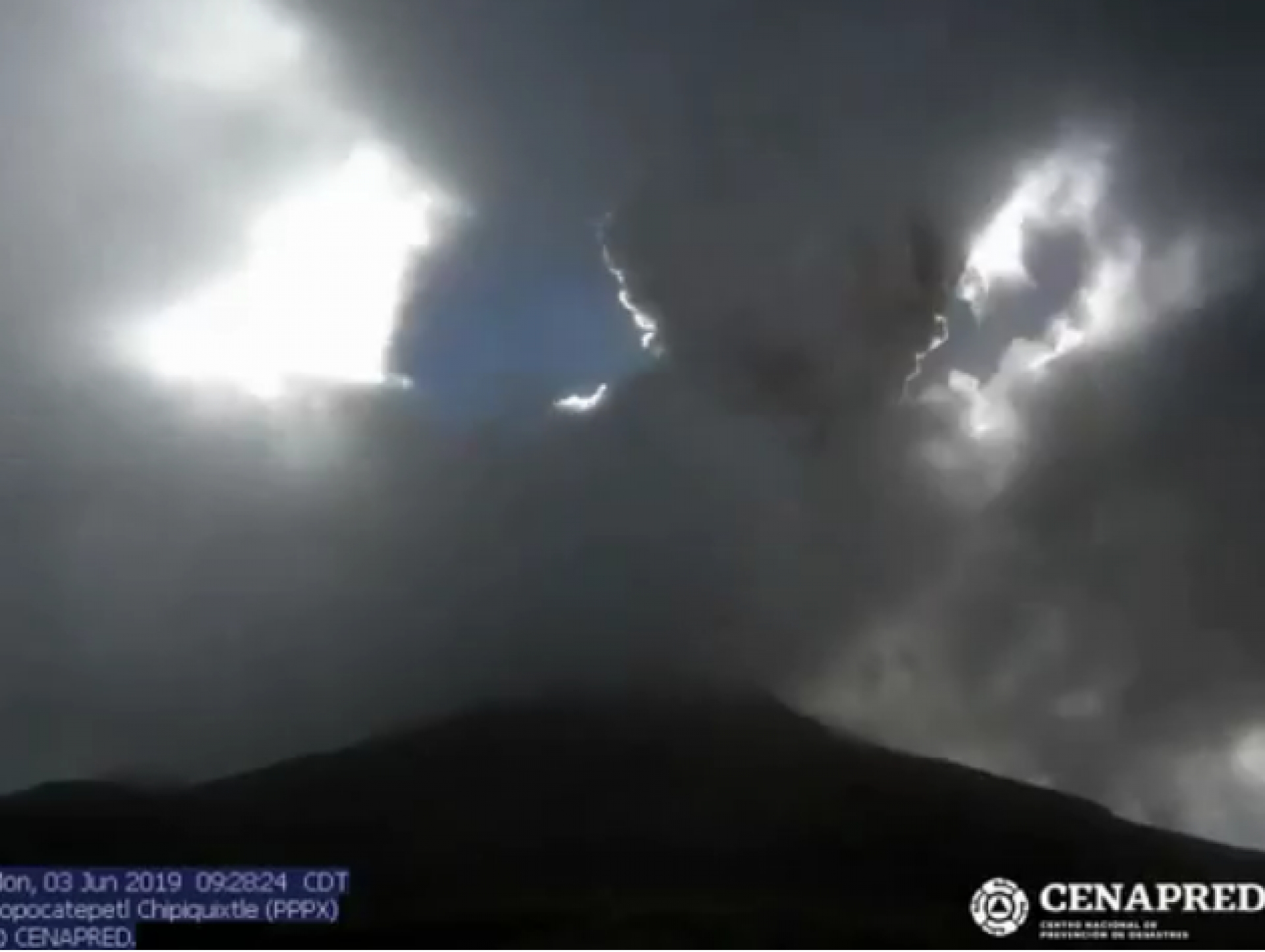 Informa CEPCM sobre posible caída de ceniza en Tetela del Volcán