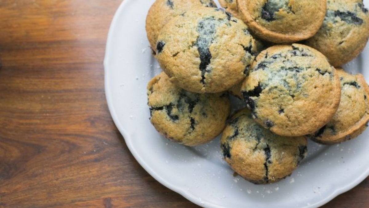 Disfruta el inicio del otoño con unos deliciosos muffins de arándanos