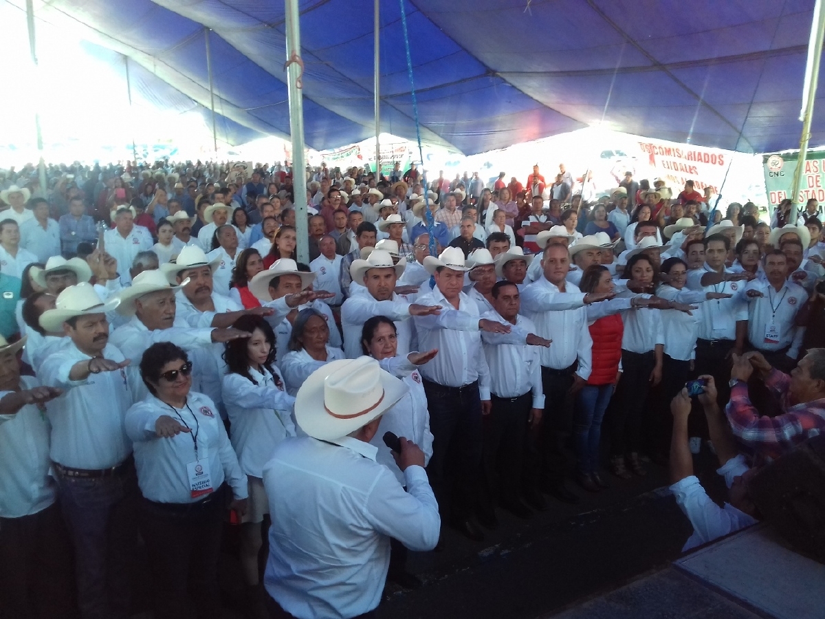 Juan Carlos Rivera Hernández tomó protesta como nuevo líder de la CNC