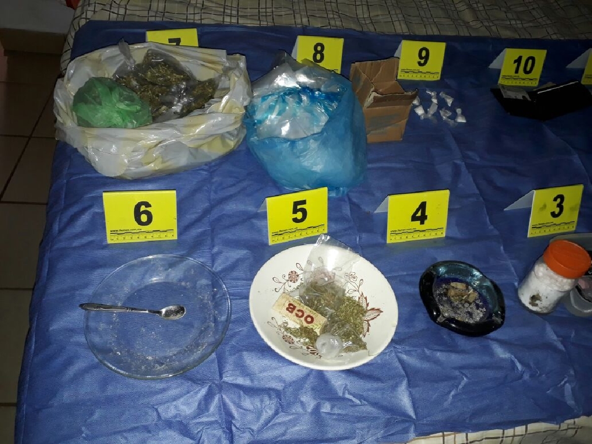 Decomisan marihuana y cocaína durante cateo en Tepoztlán