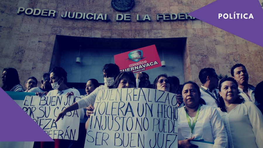 Trabajadores del Poder Judicial federal exigen aumento salarial
