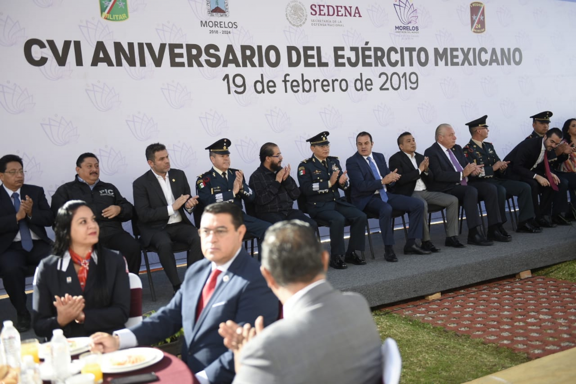 Conmemoran el CVI Aniversario del Ejército Mexicano