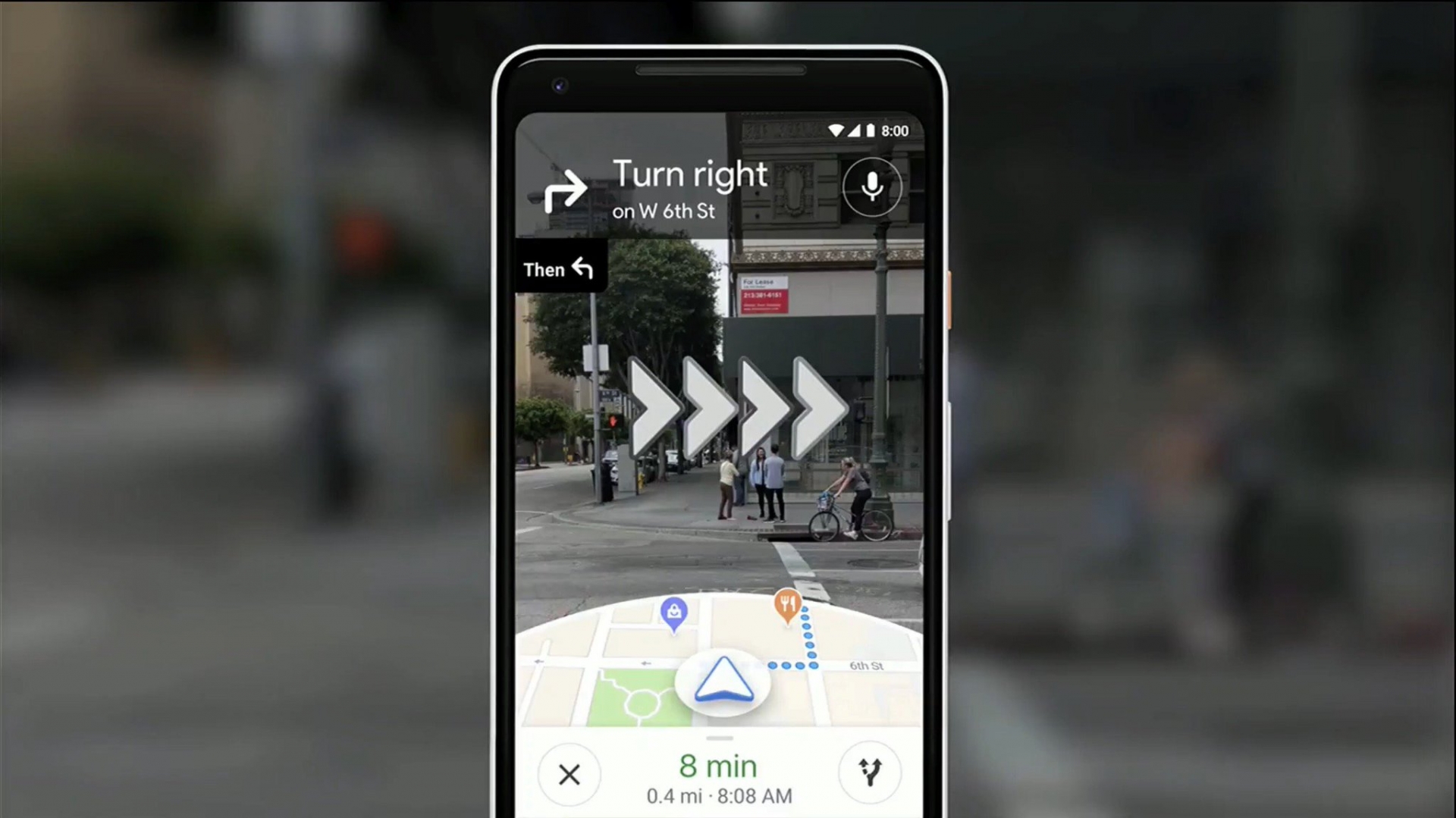 Cómo probar el nuevo Google Maps con indicaciones en realidad aumentada