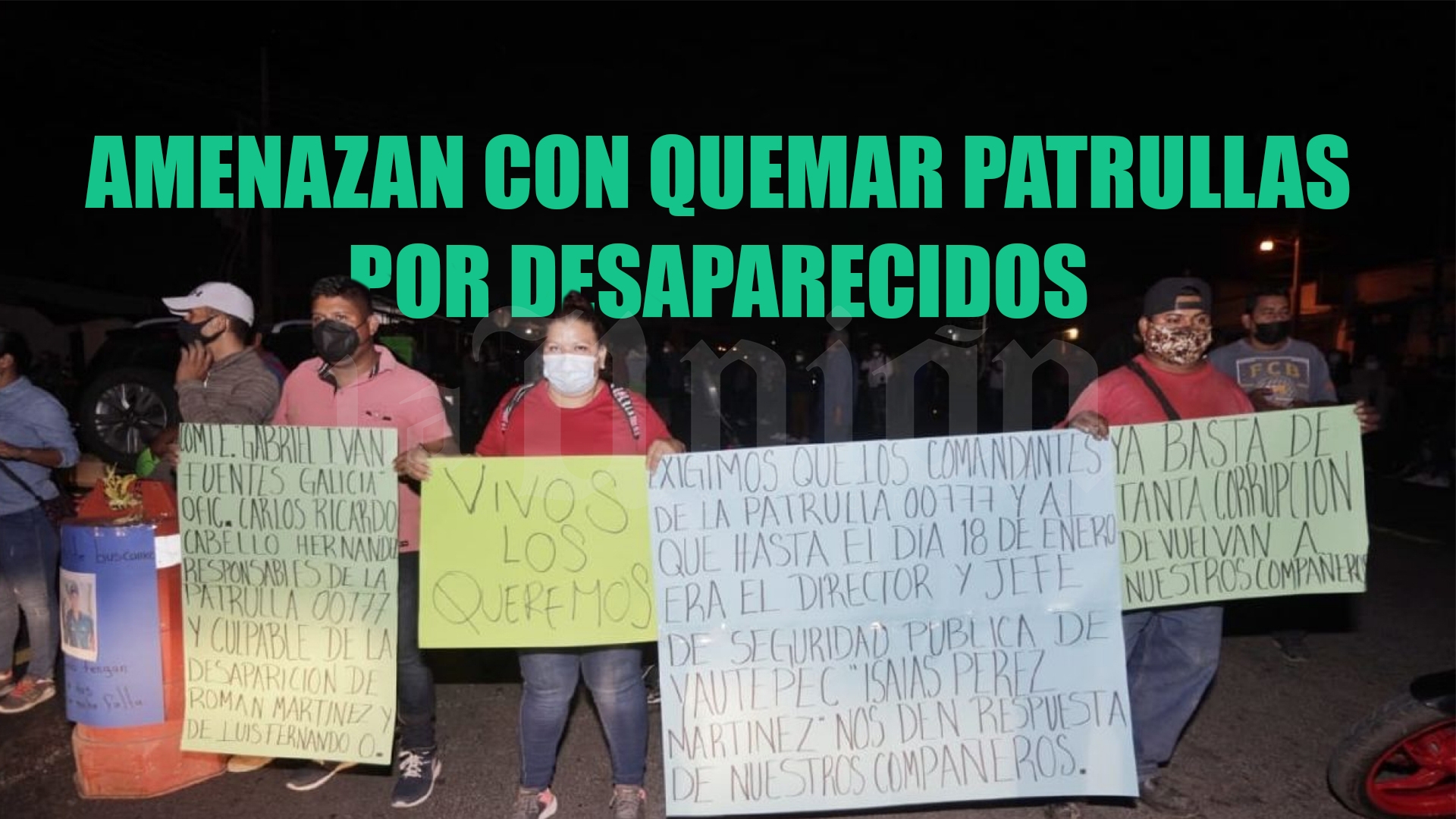 Vecinos de Yautepec bloquean carretera por personas desaparecidas