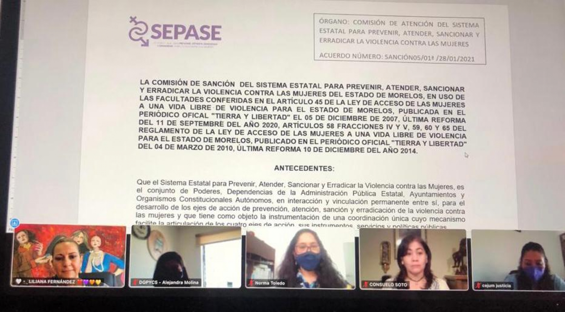 Participa ayuntamiento capitalino en mesa de trabajo con perspectiva de género