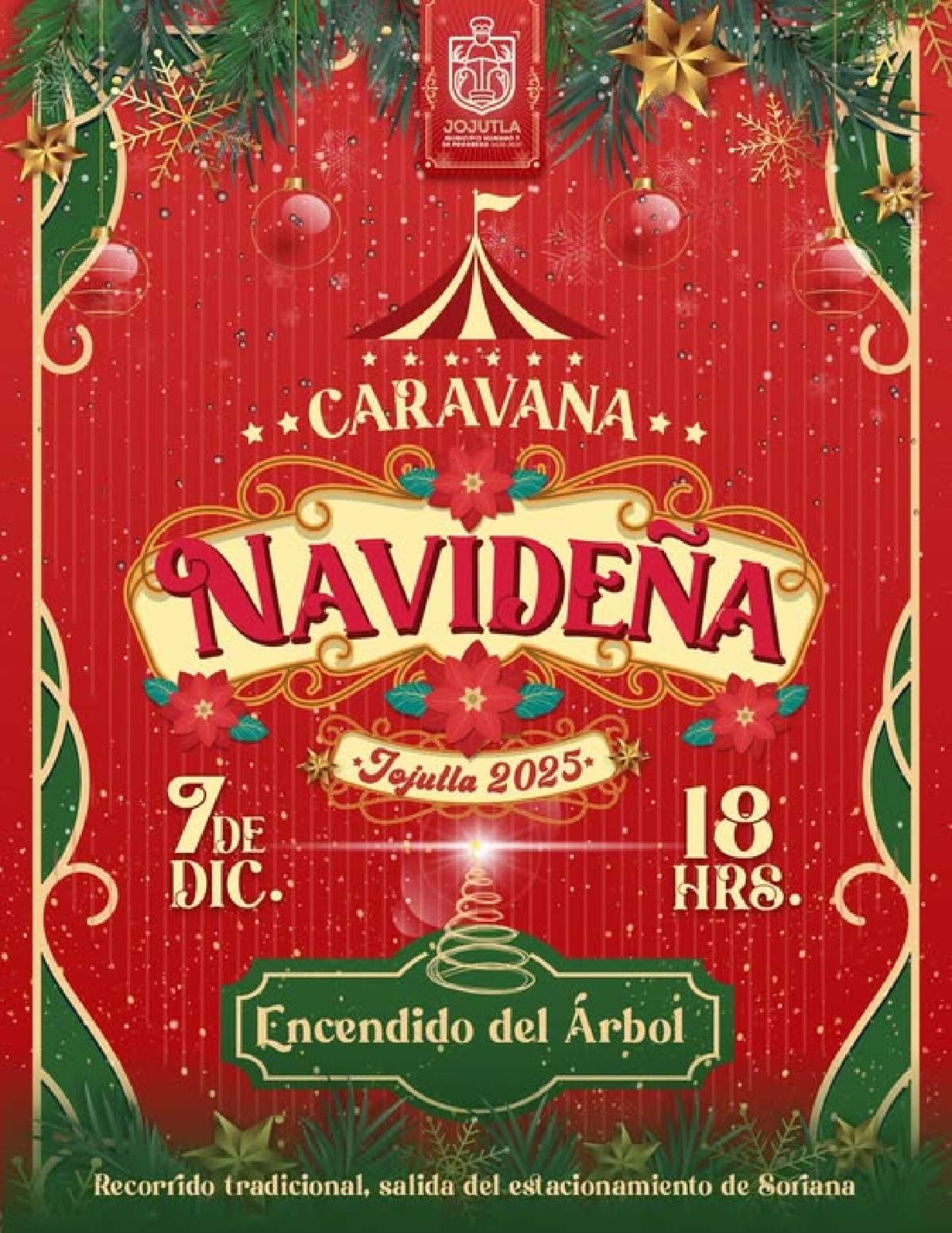 Todo listo para la Caravana Navideña 2025 en Jojutla
