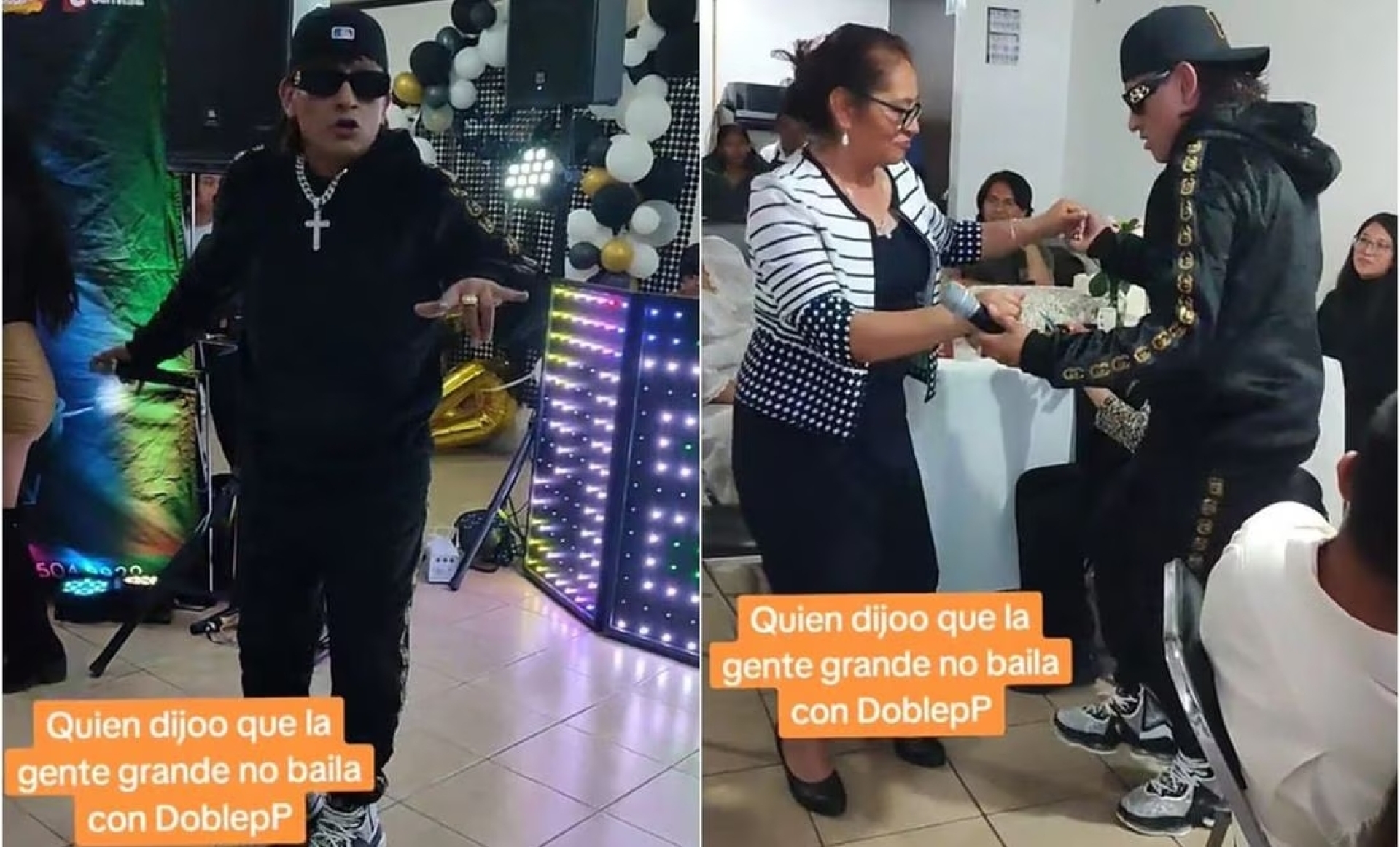 Imitador de 'Peso Pluma' causa furor en fiesta familiar y se viraliza en TikTok