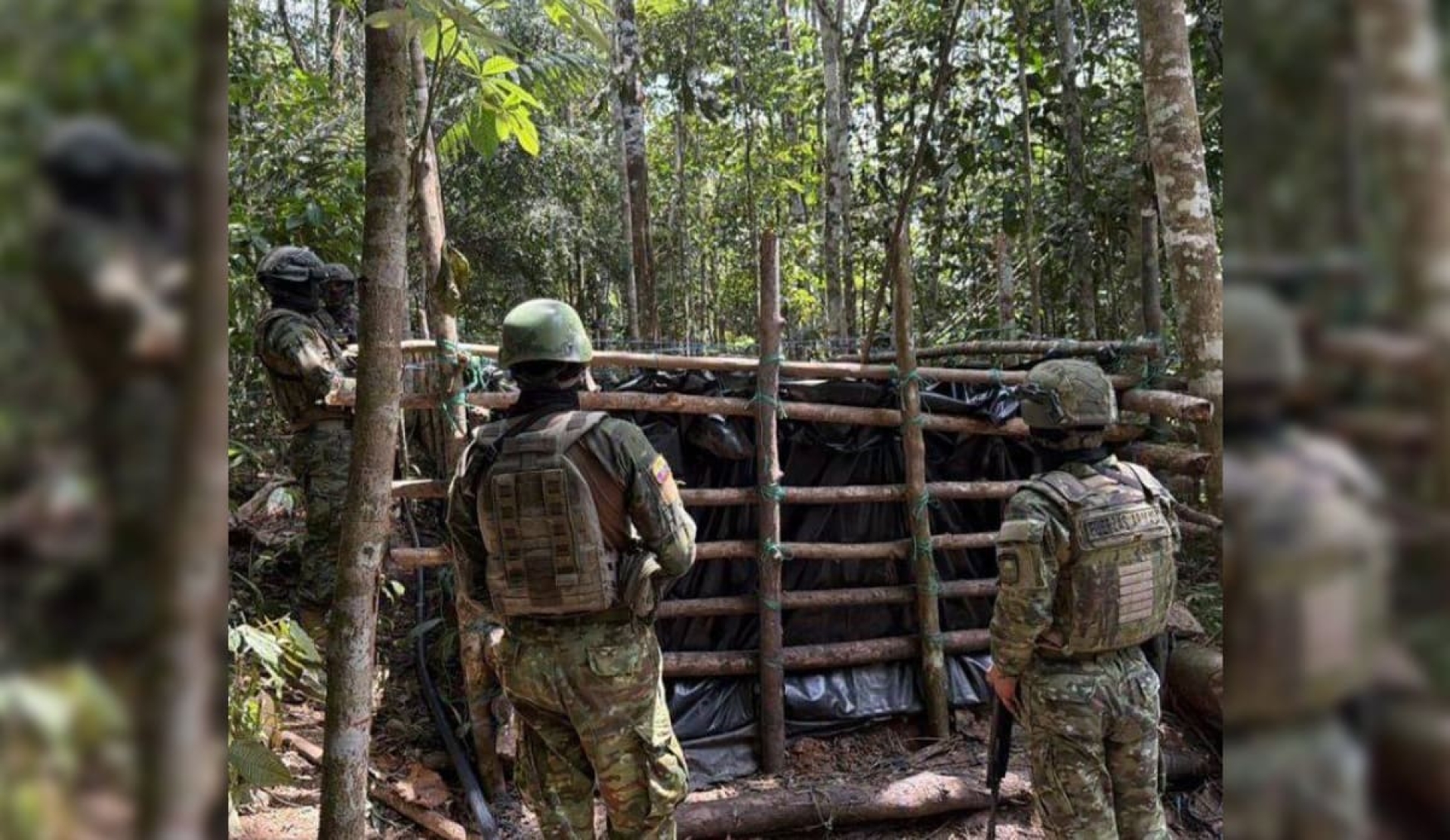 Desmantelan depósito clandestino de combustible en Ecuador