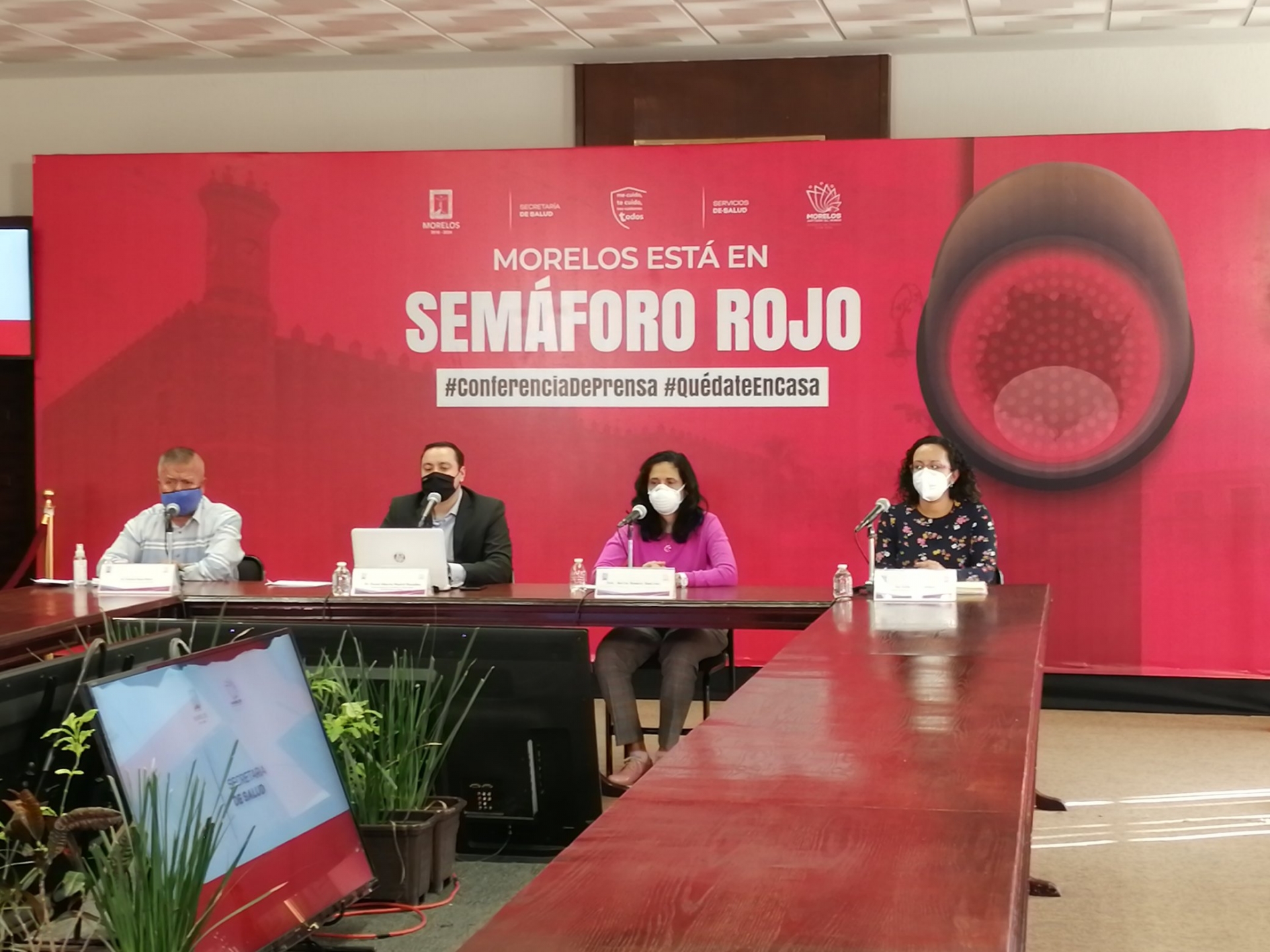 En Morelos, 15,576 casos confirmados acumulados de covid-19 y mil 827 decesos