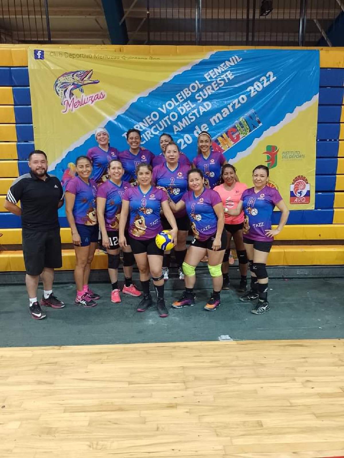 Tazz y Chinelas de Morelos regresan con medallas del Circuito de Voleibol en Cancún