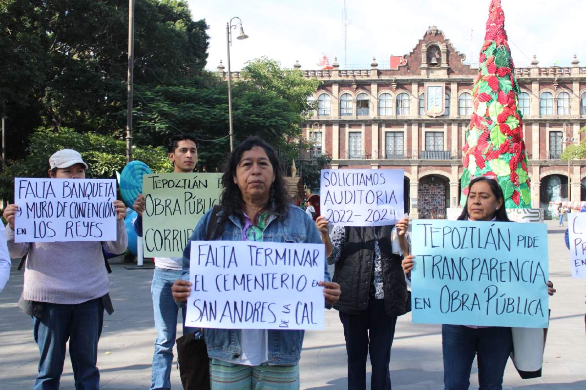 Dejarán en Tepoztlán obras inconclusas, denuncian