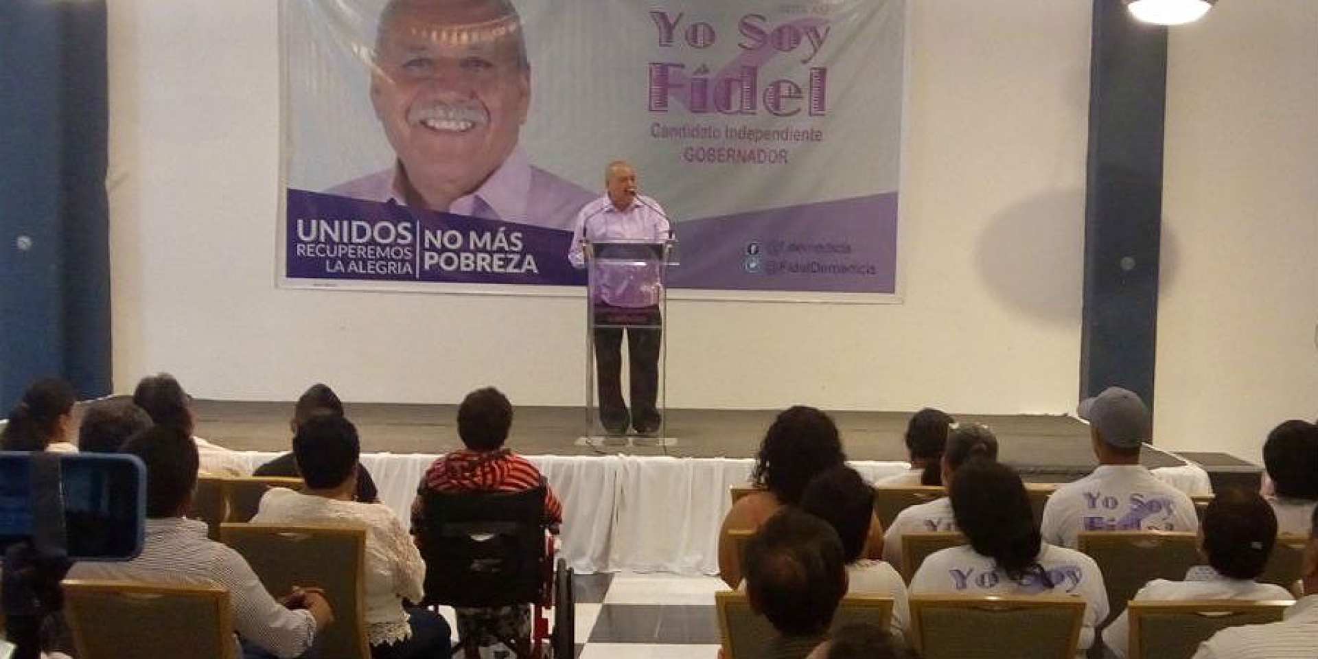 Asegura candidato independiente a la gubernatura que su proyecto está hecho por y para ciudadanos
