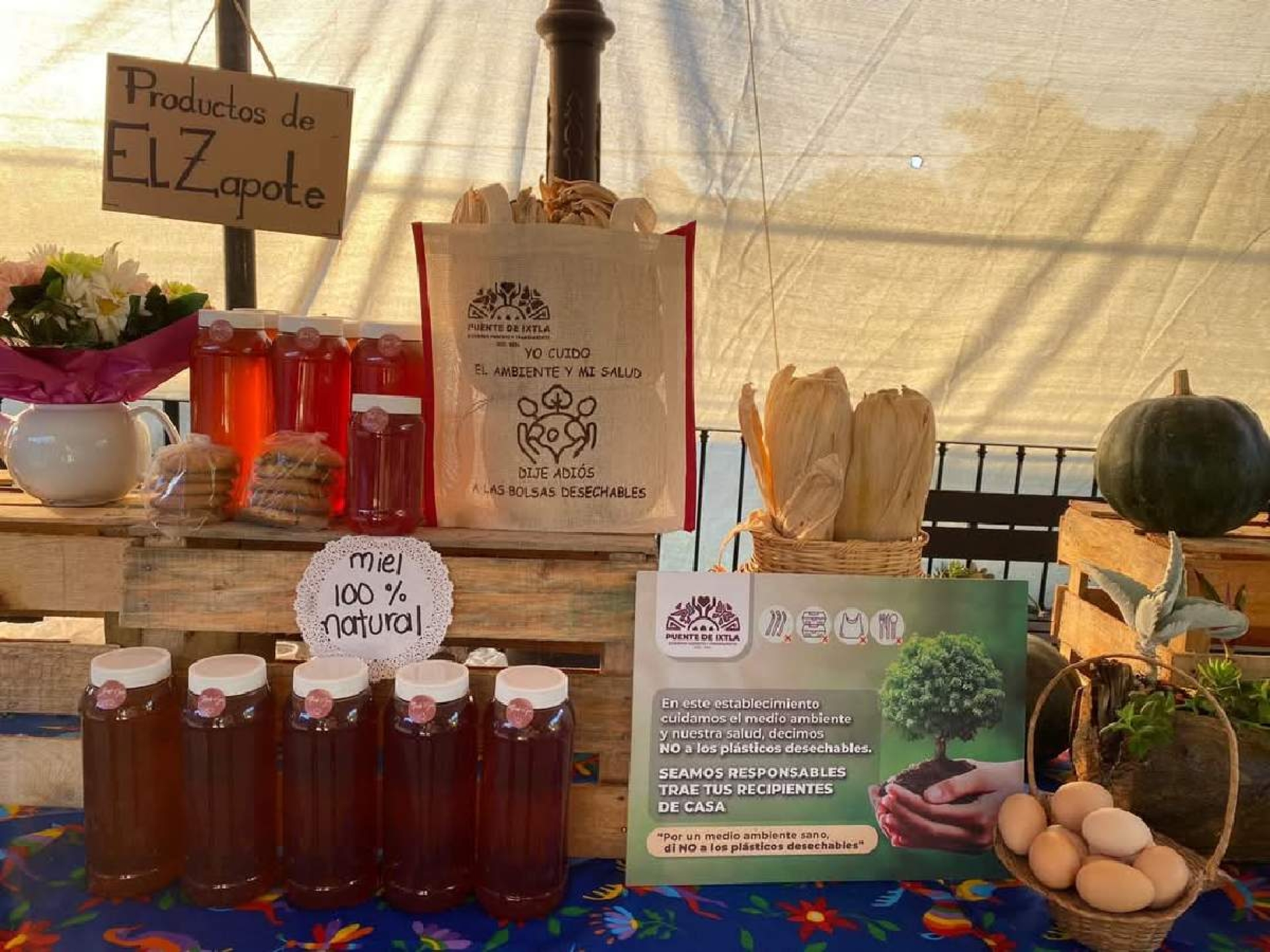 Participan productores de El Zapote en Feria de la Purísima Concepción