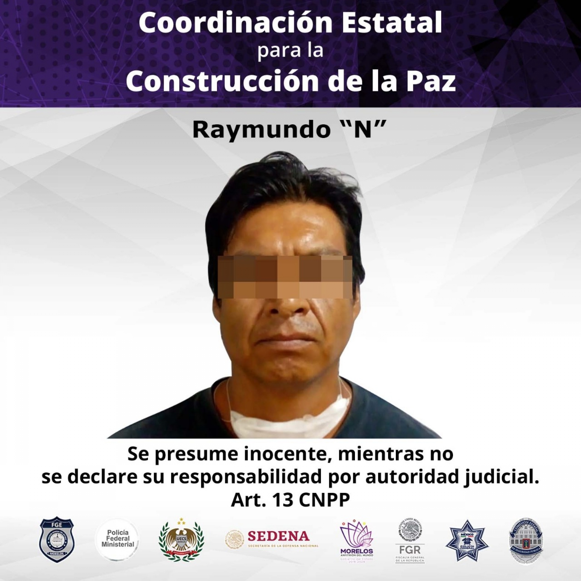 Logra CJM vinculación en contra de hombre por violencia familiar