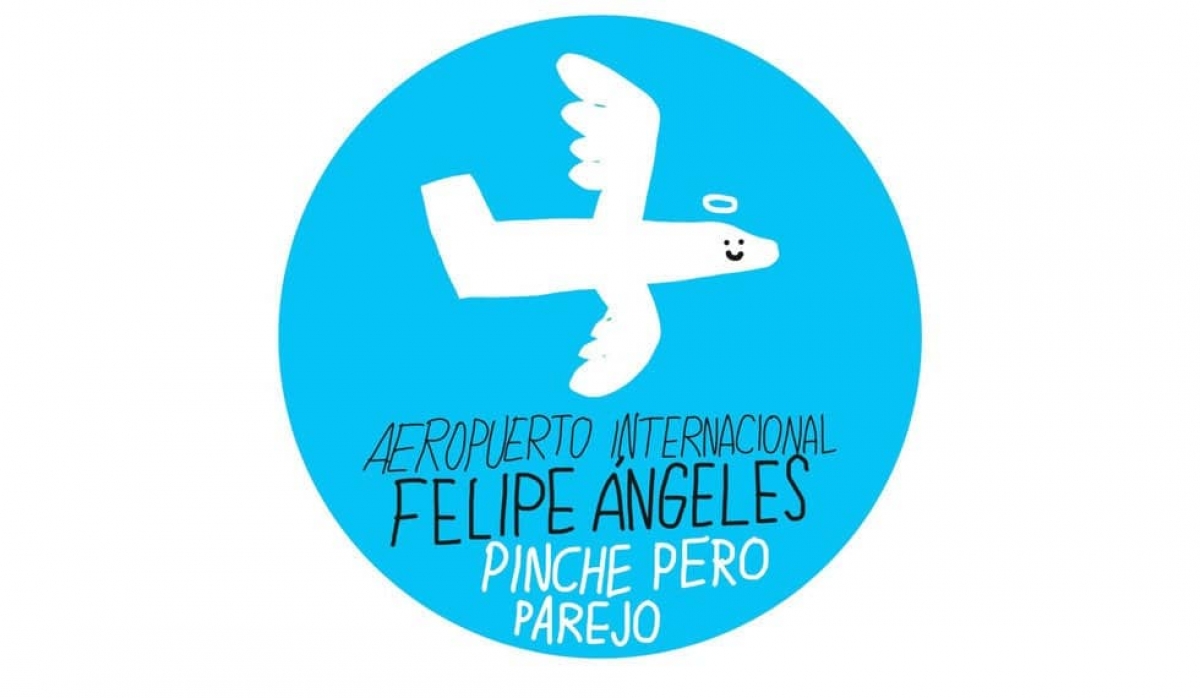 Llueven memes a logo del aeropuerto Felipe Ángeles