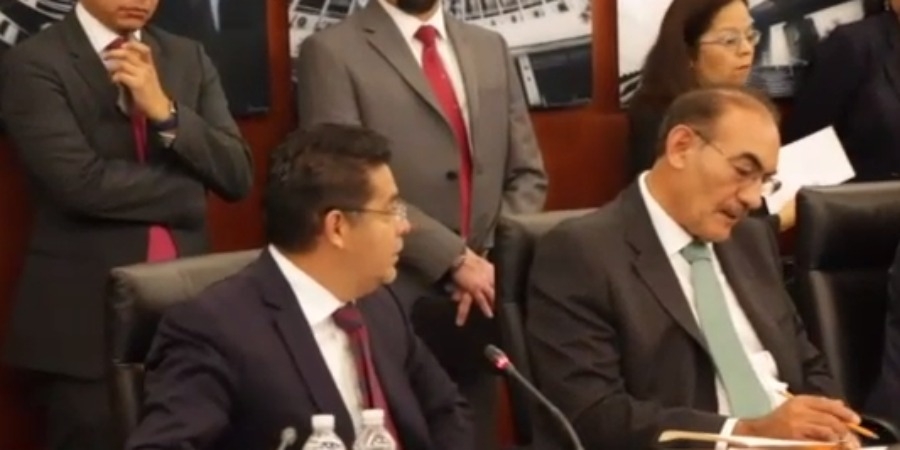 Denuncia Morena que se negó uso de la voz a senador durante comparecencia de Ruiz Esparza