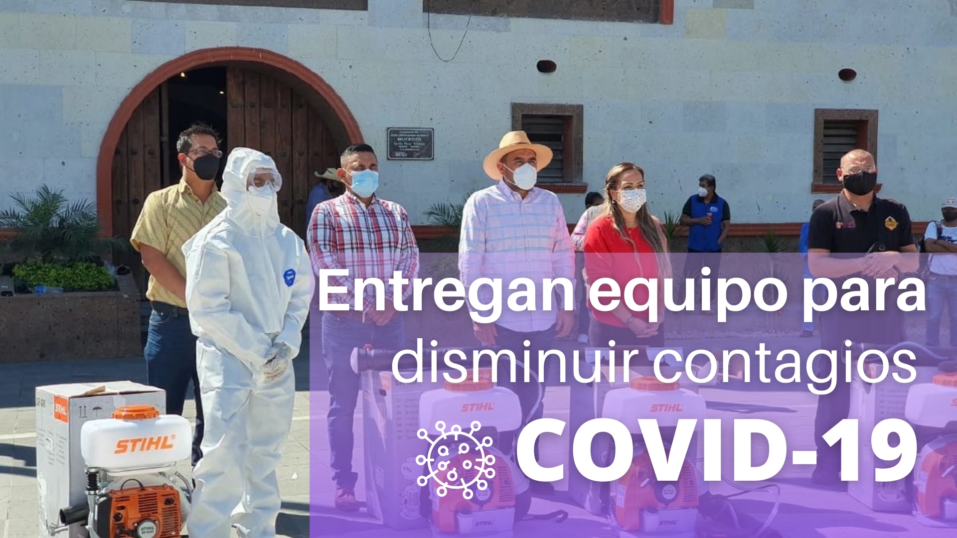 Entregan camionetas y equipo a Protección Civil de Yautepec
