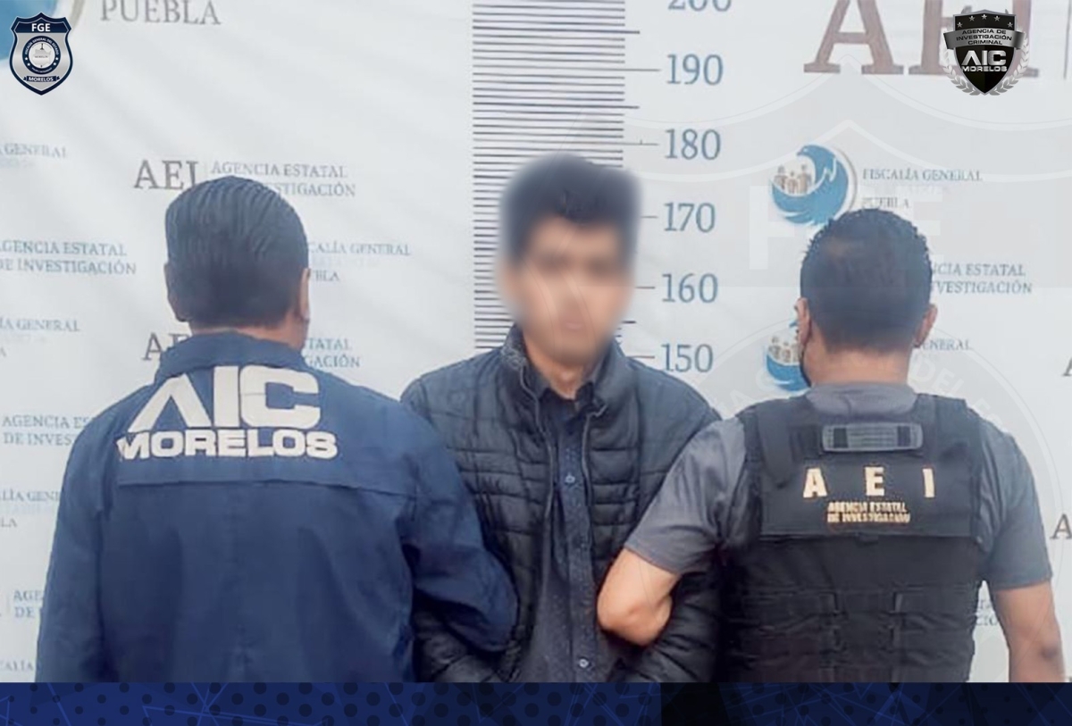 Aprehende AIC a 'El Huesos' en Puebla por incumplir medidas cautelares impuestas por juez penal de Jojutla