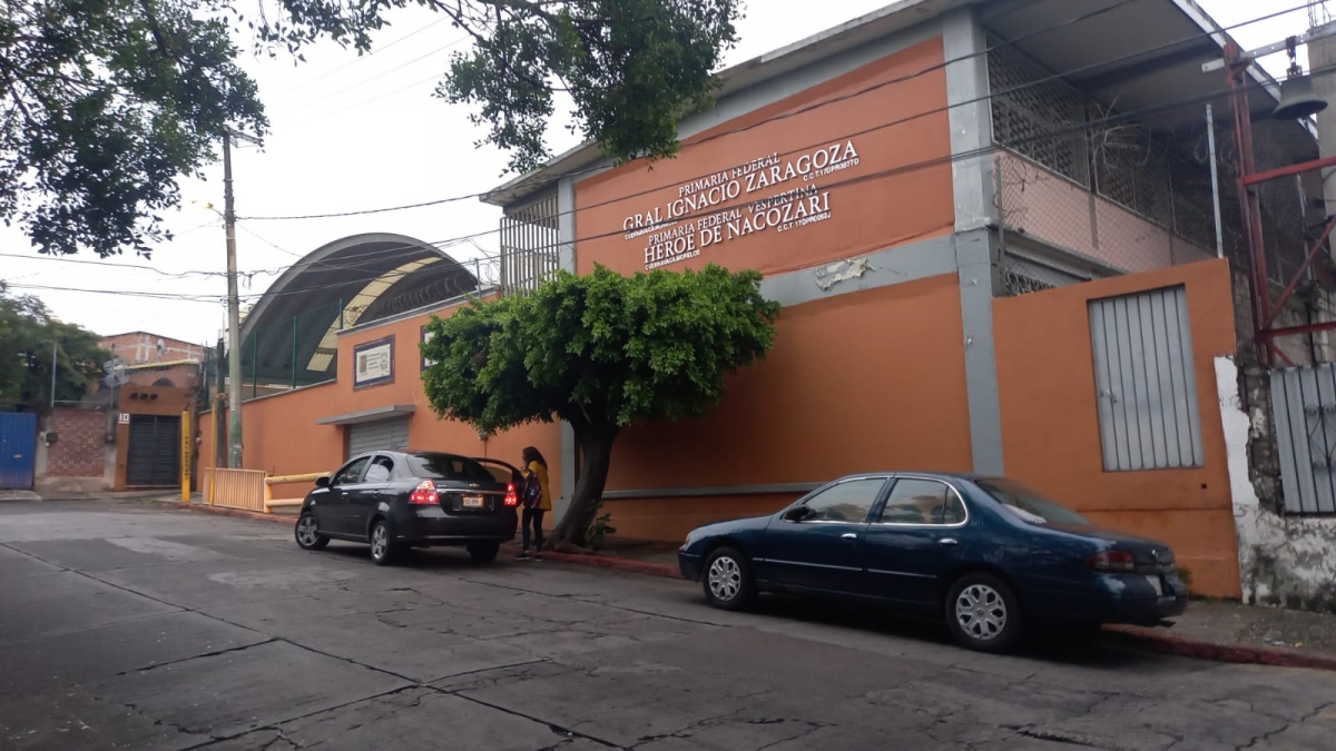 A la espera en primaria 'General Ignacio Zaragoza' del arribo de estudiantes