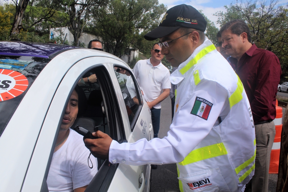 Realiza gobierno de Cuernavaca simulacro de aplicación del alcoholímetro