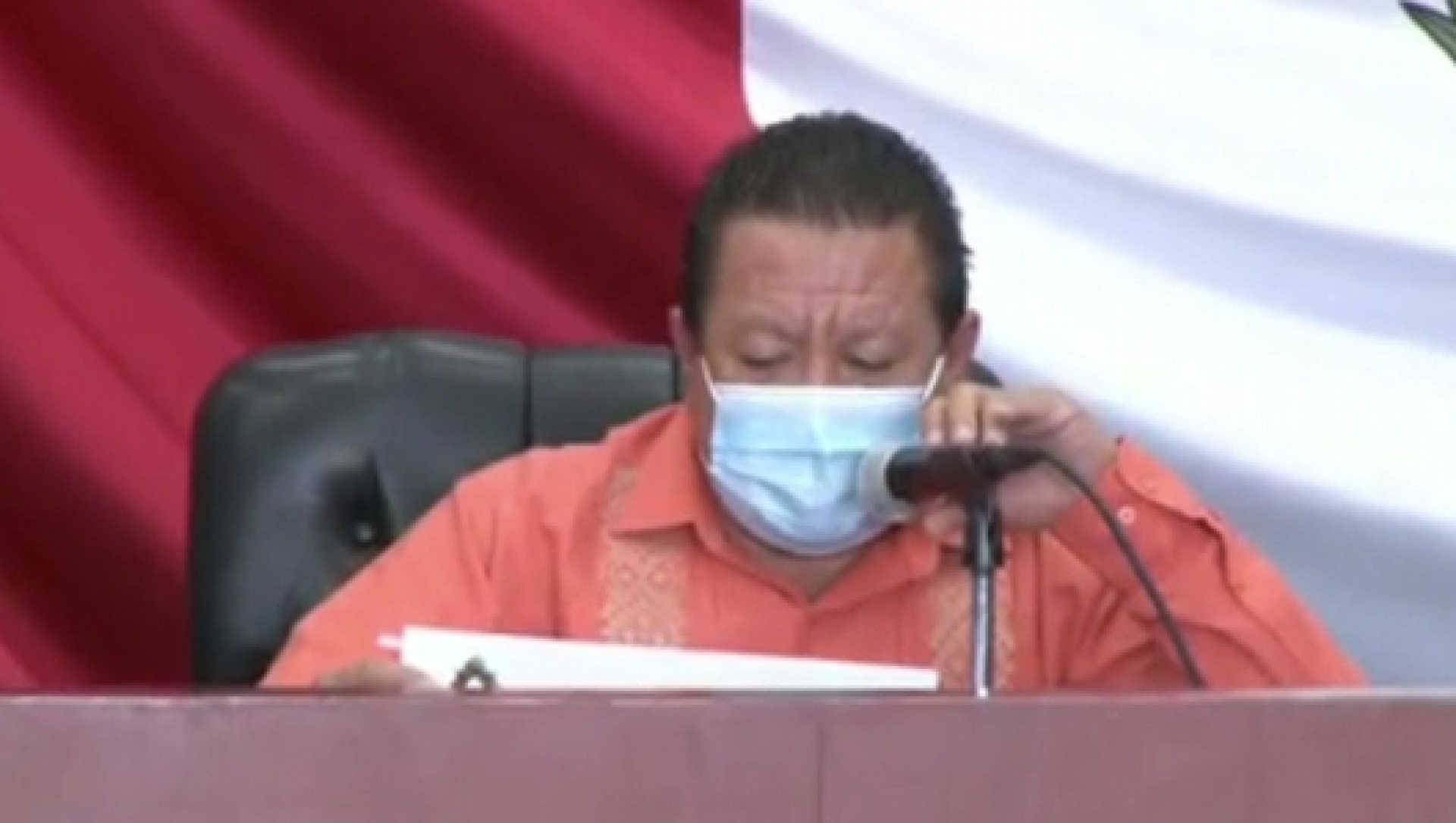 Informan a Pleno del Congreso local de la renuncia de presidente de la Mesa Directiva
