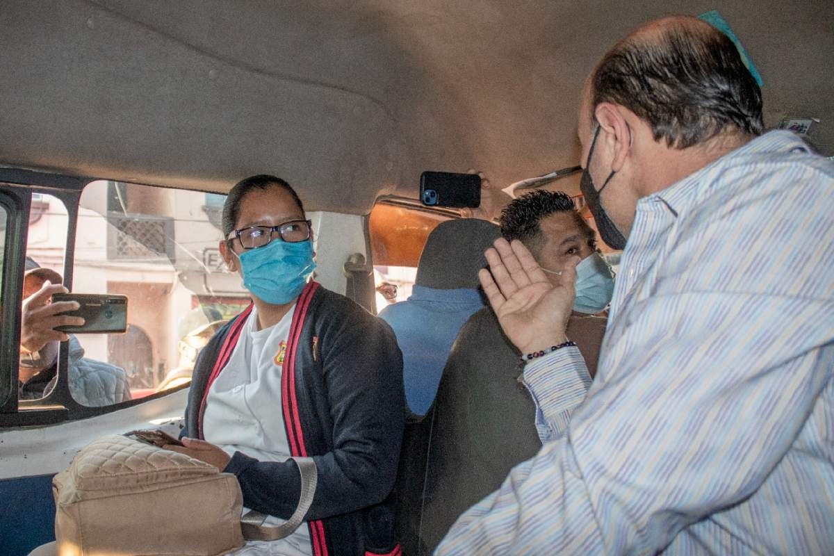 Activan operativo en transporte público para prevenir casos de covid