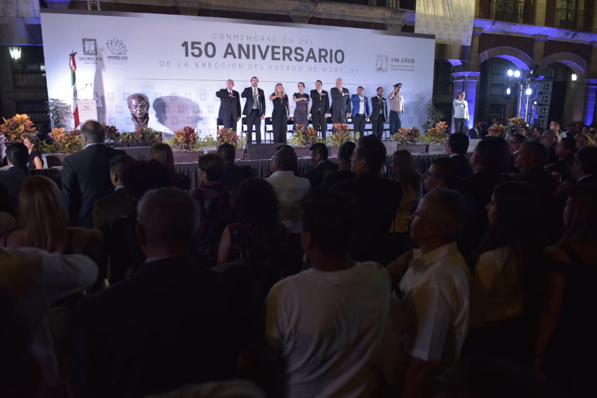 Conmemoran el 150 aniversario de la creación del estado de Morelos