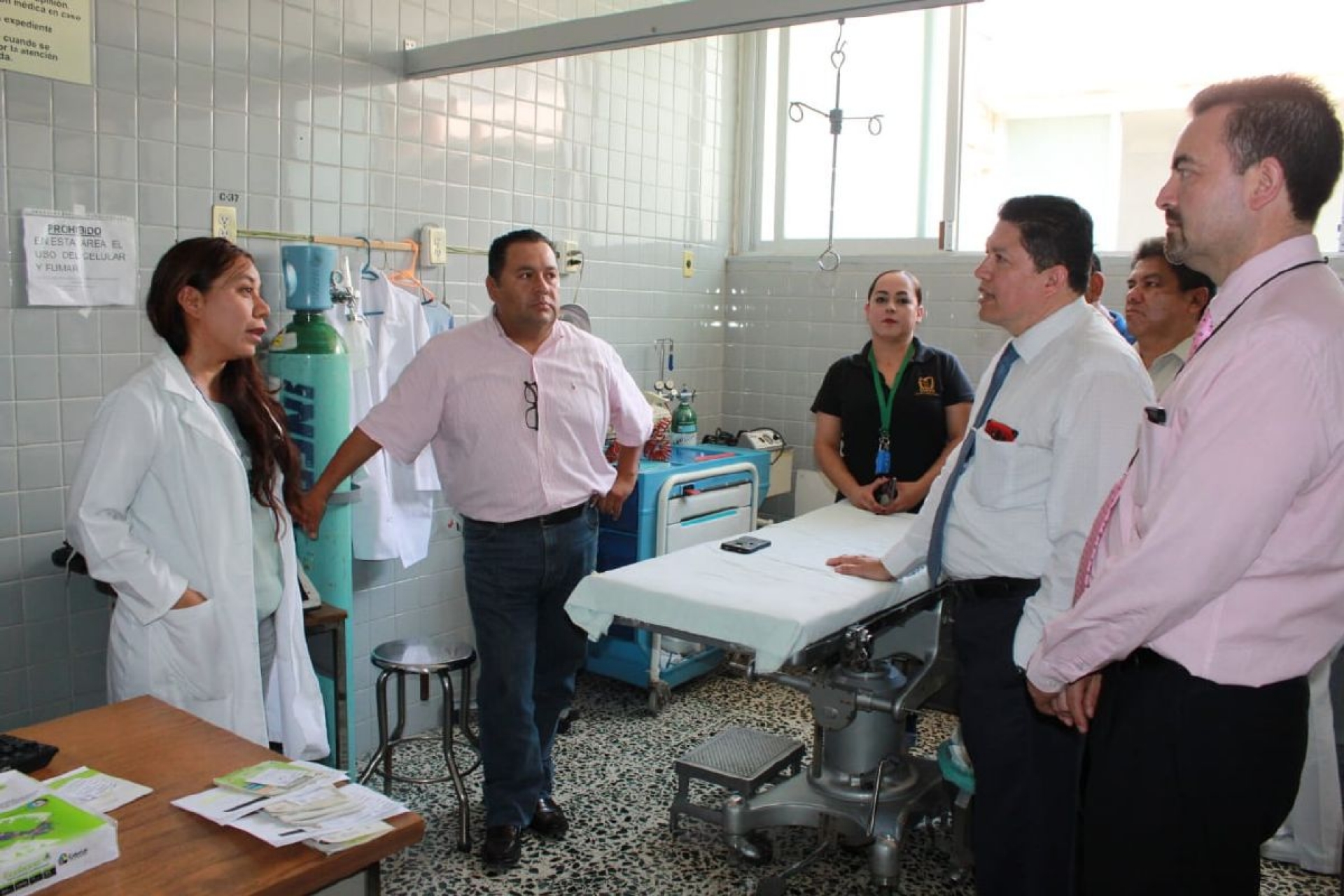 Recorren autoridades del IMSS la unidad de medicina familiar no. 12 de Yautepec