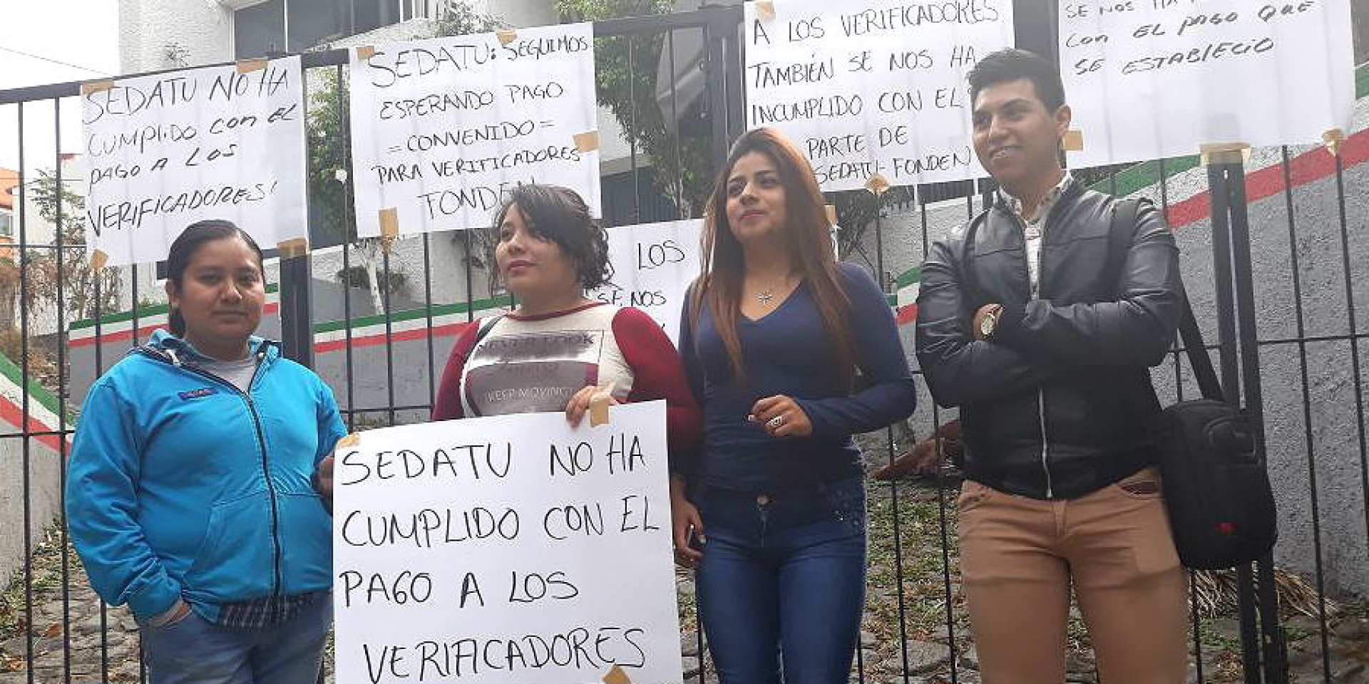 Se manifiestan verificadores de Sedatu