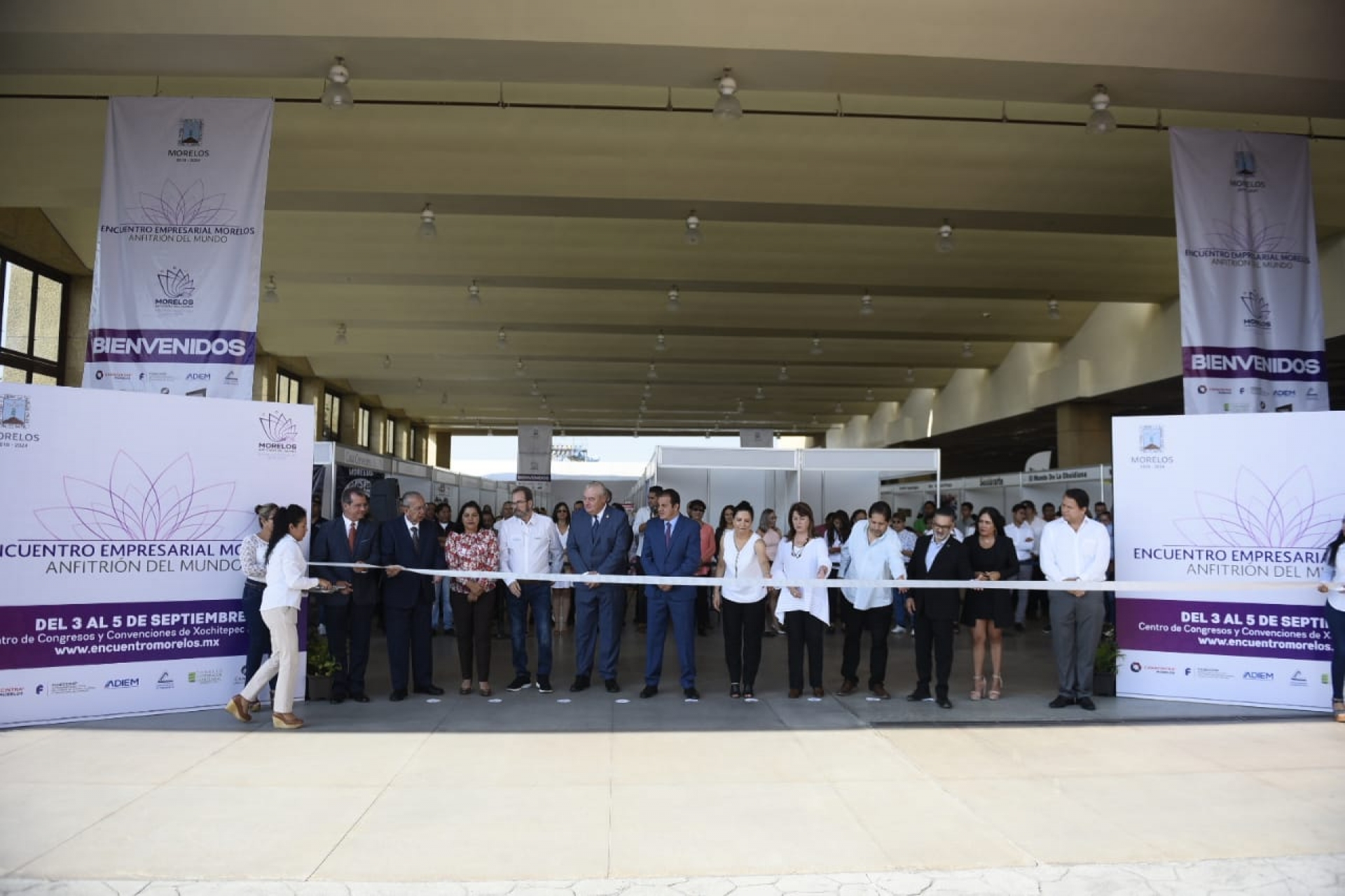Inaugura gobernador 'Encuentro Empresarial Morelos, Anfitrión del Mundo'