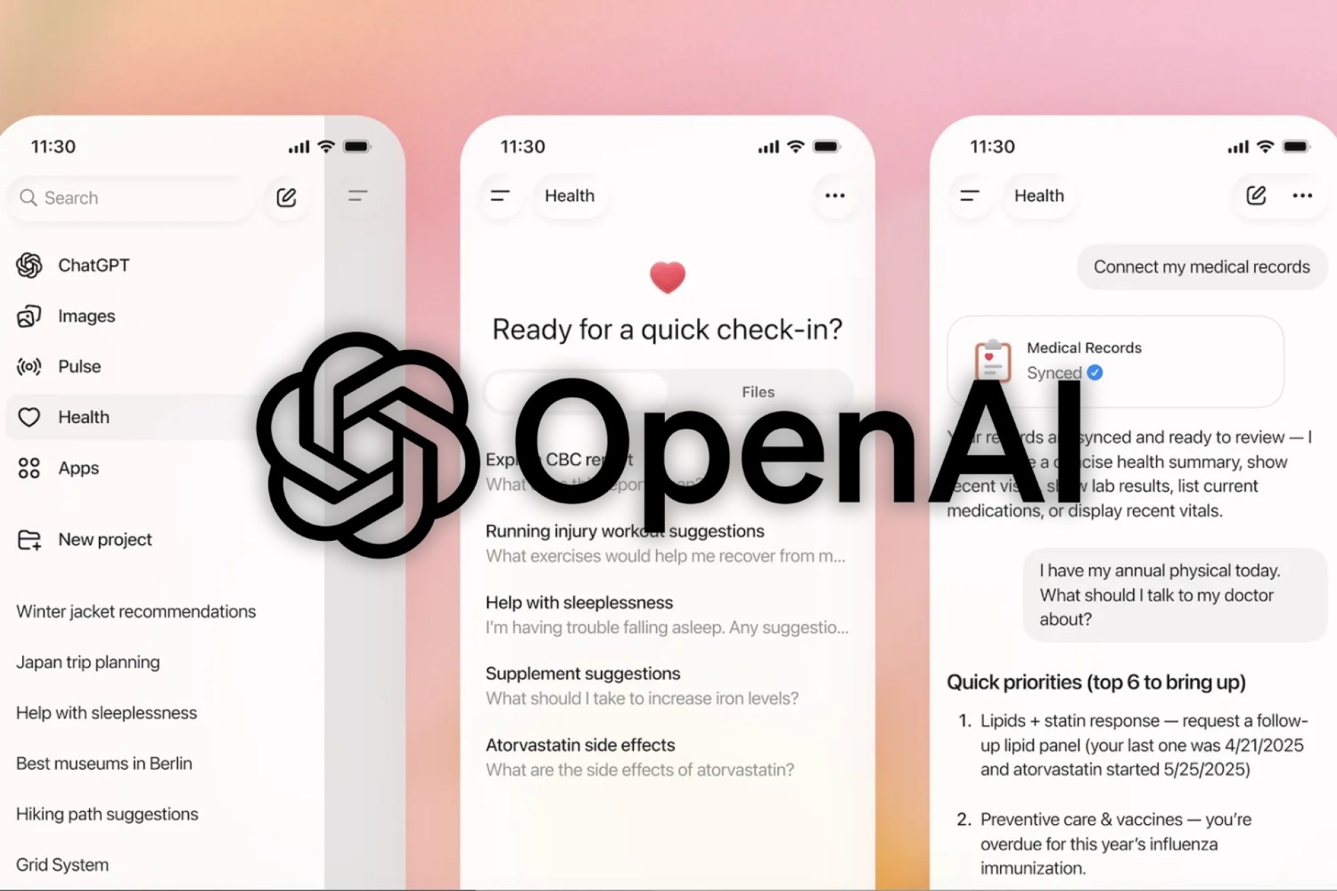 OpenAI presenta ChatGPT Salud, una nueva herramienta para consultas médicas y bienestar