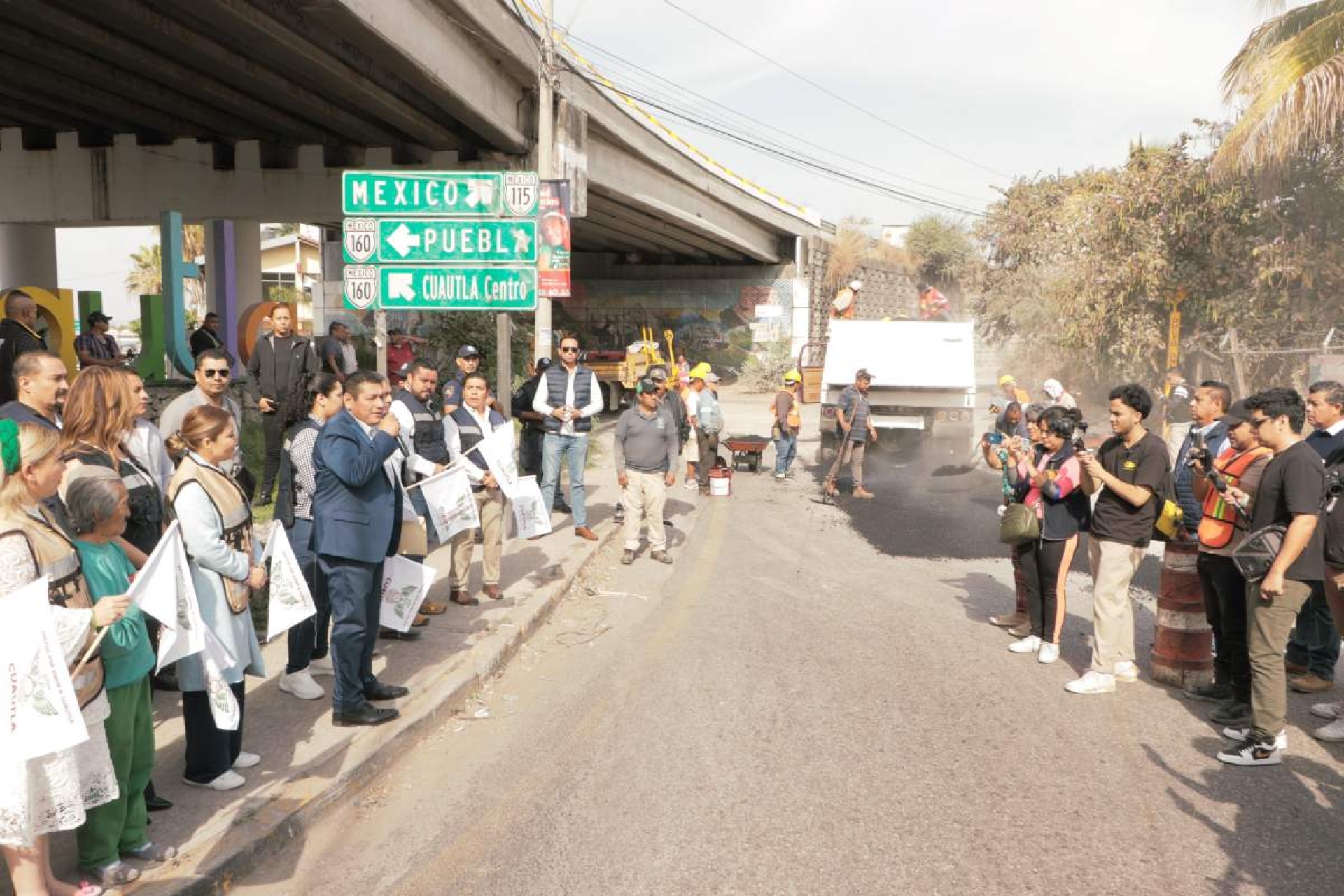 Inicia programa de bacheo permanente en Cuautla
