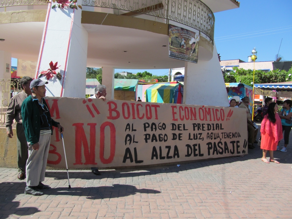Anuncia MMB nueva protesta este martes por gasolinazo en Jojutla