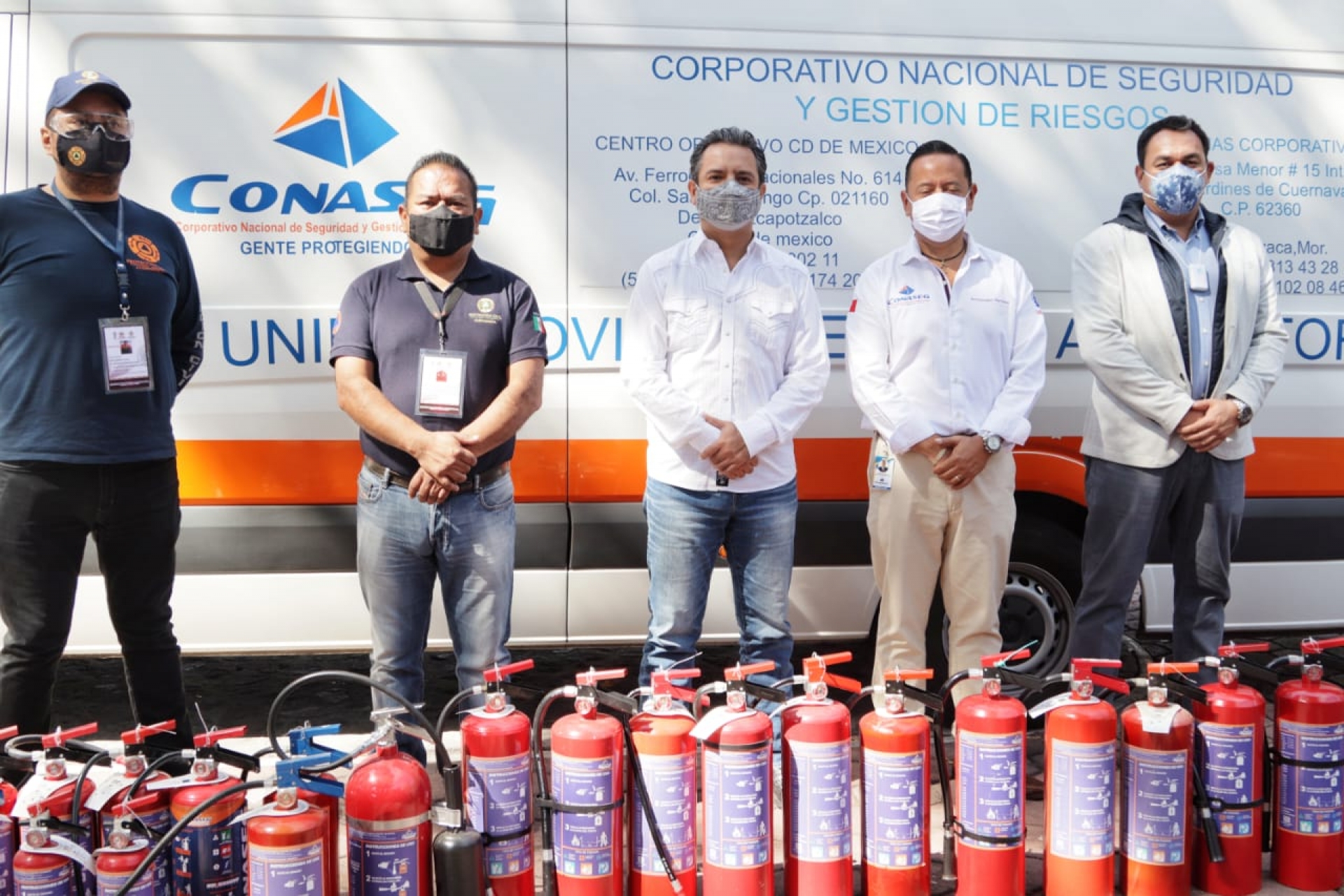 Recibe Ayuntamiento de Cuernavaca donación de recarga de extintores