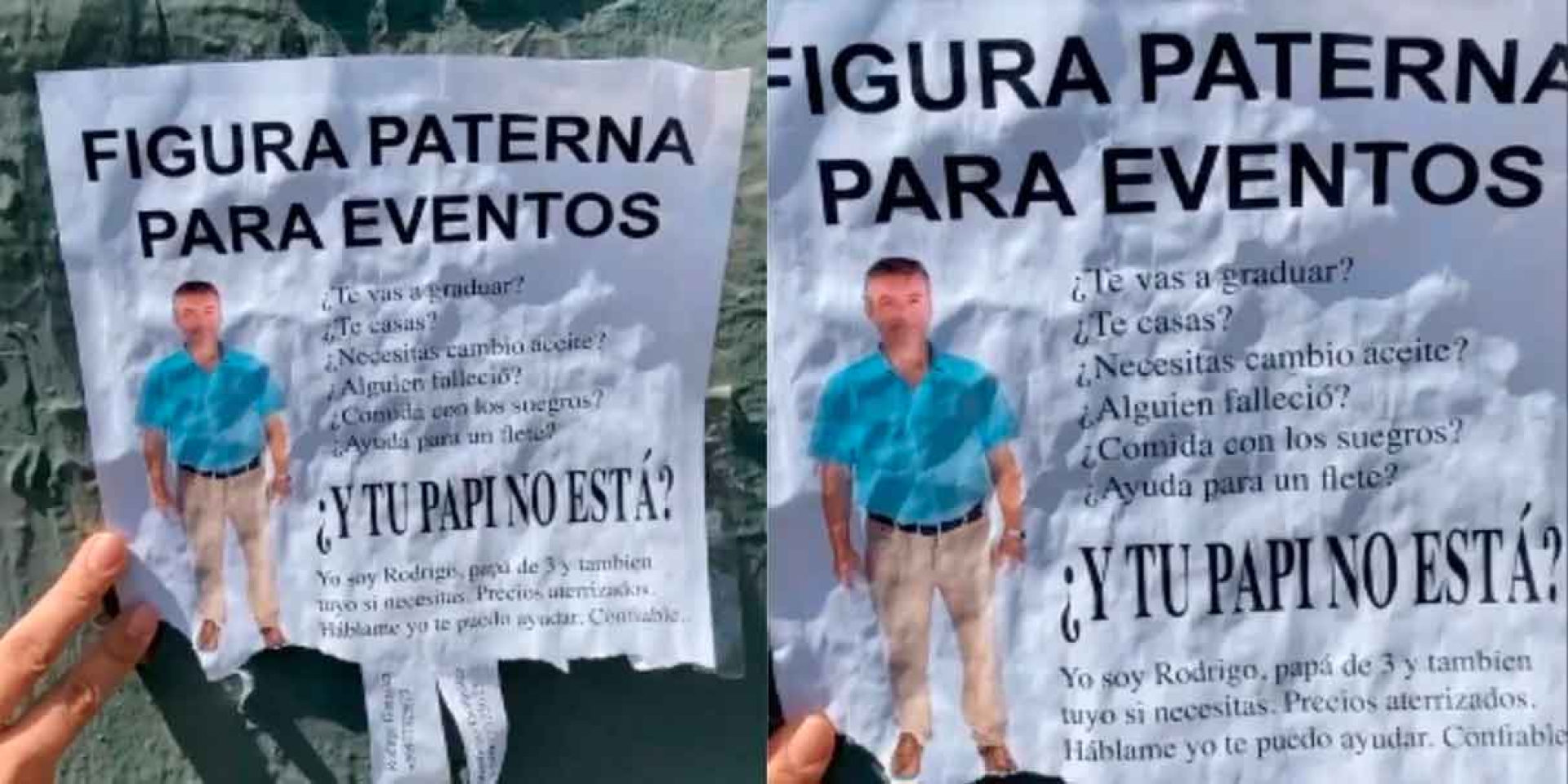 Sorprende tiktok: Hombre se alquila como 'padre' para cualquier tipo de eventos
