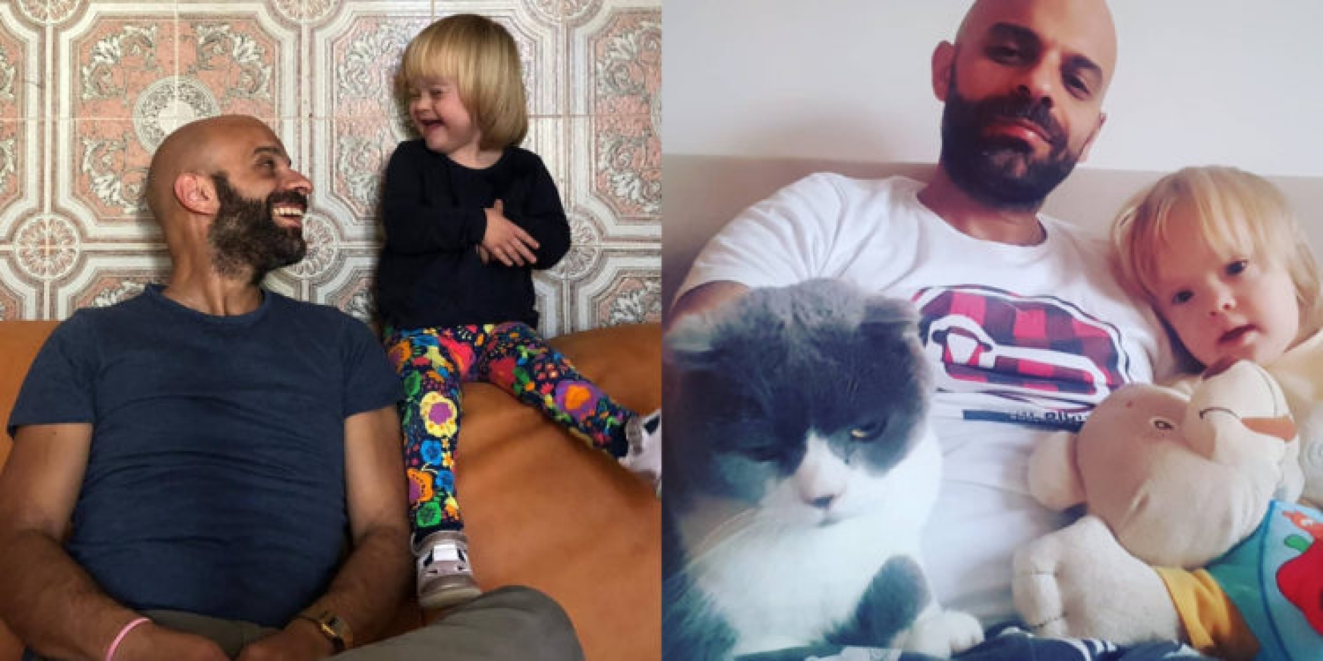 Papá soltero adopta a una niña con síndrome de Down que fue rechazada 20 veces