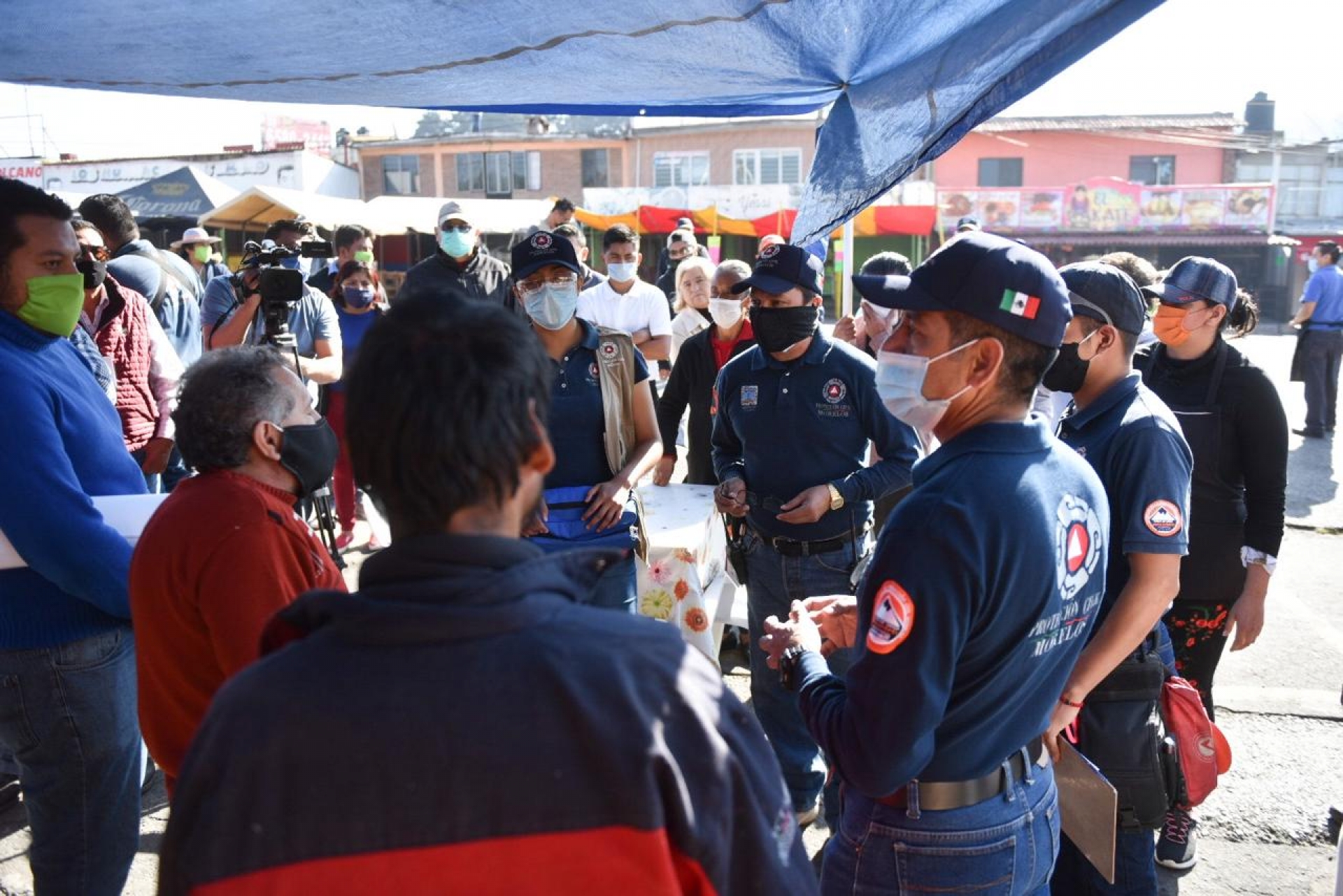 Realiza CEPCM operativo de concientización sobre distanciamiento social, en Tres Marías
