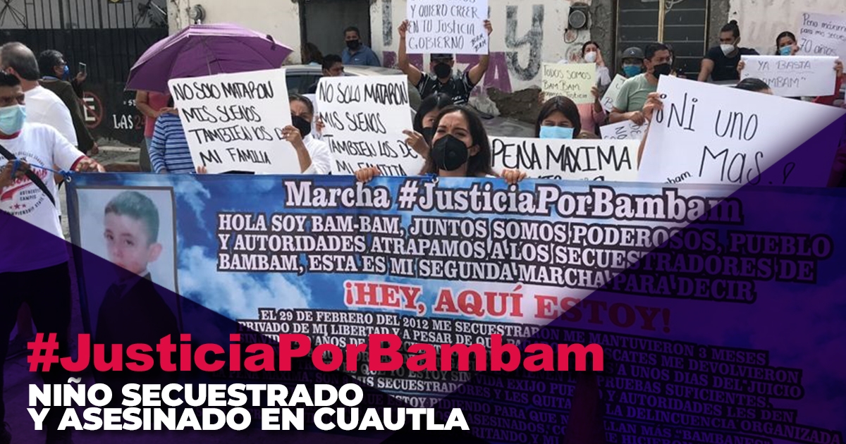 Claman justicia para infante secuestrado y asesinado en Cuautla