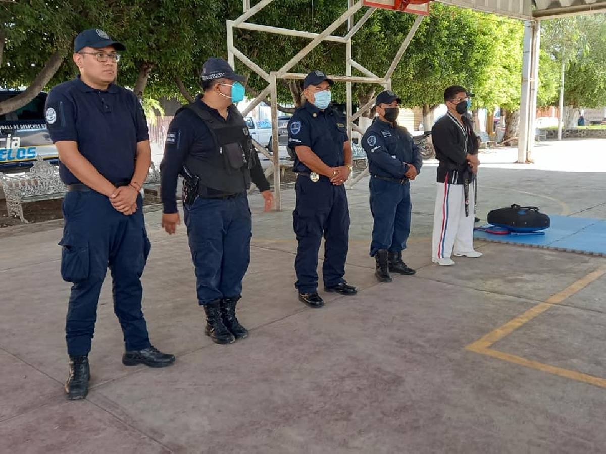 En marcha, Patrulla Juvenil en la colonia Rancho Nuevo de Yautepec