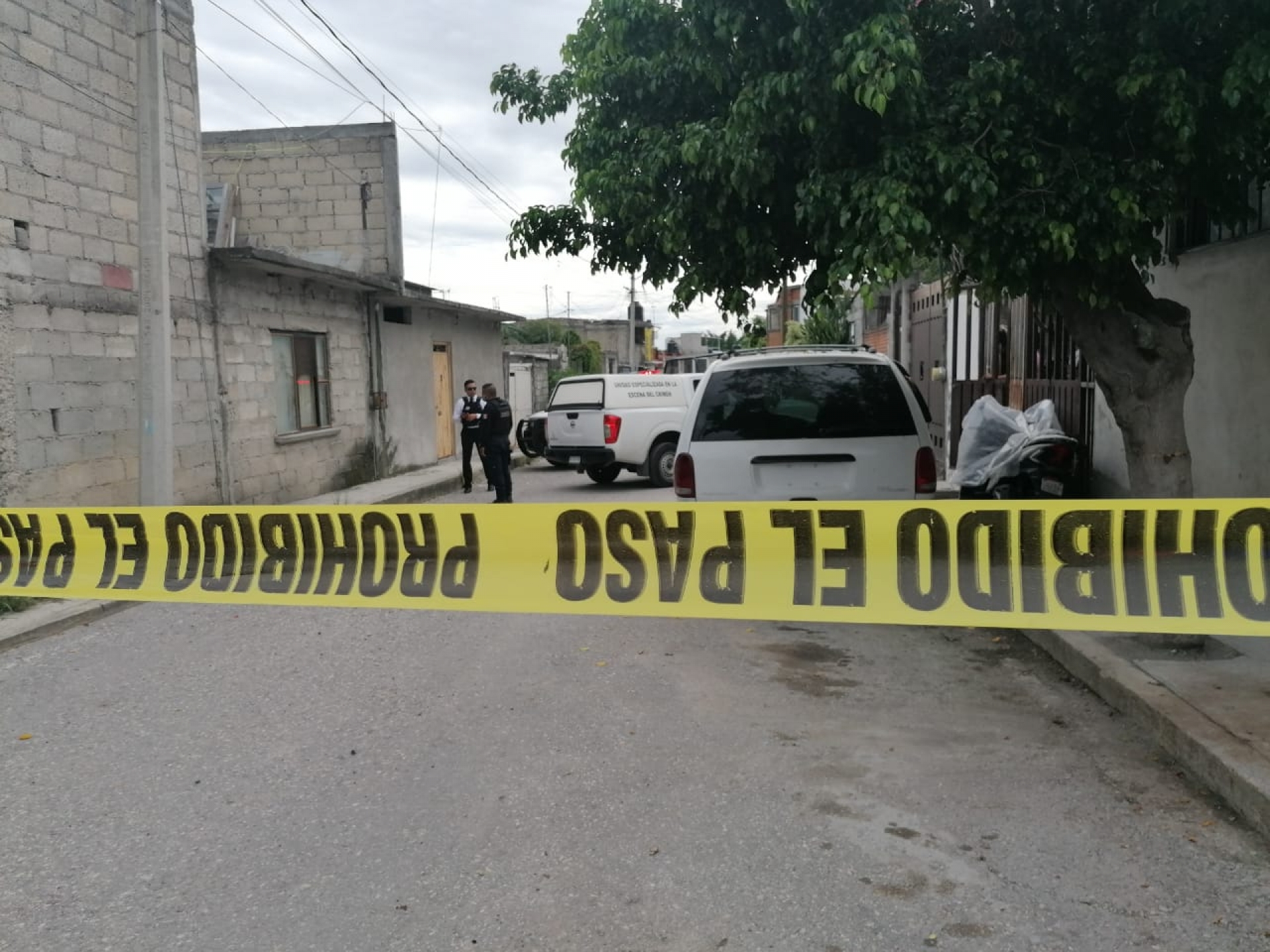 Disparan y matan a un hombre en la colonia Gerardo Pérez, en Emiliano Zapata